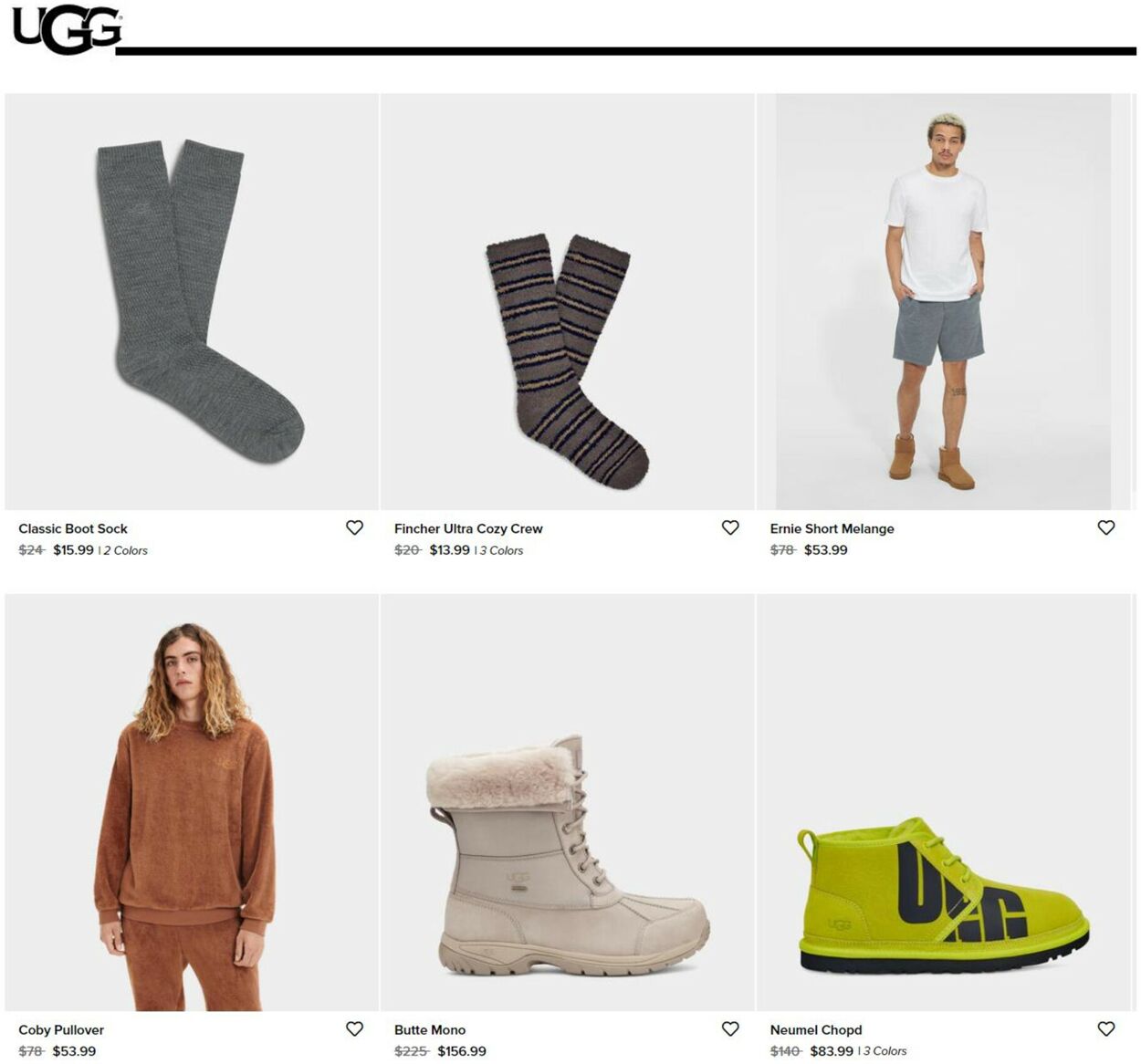 UGG Ad from 10/27/2022