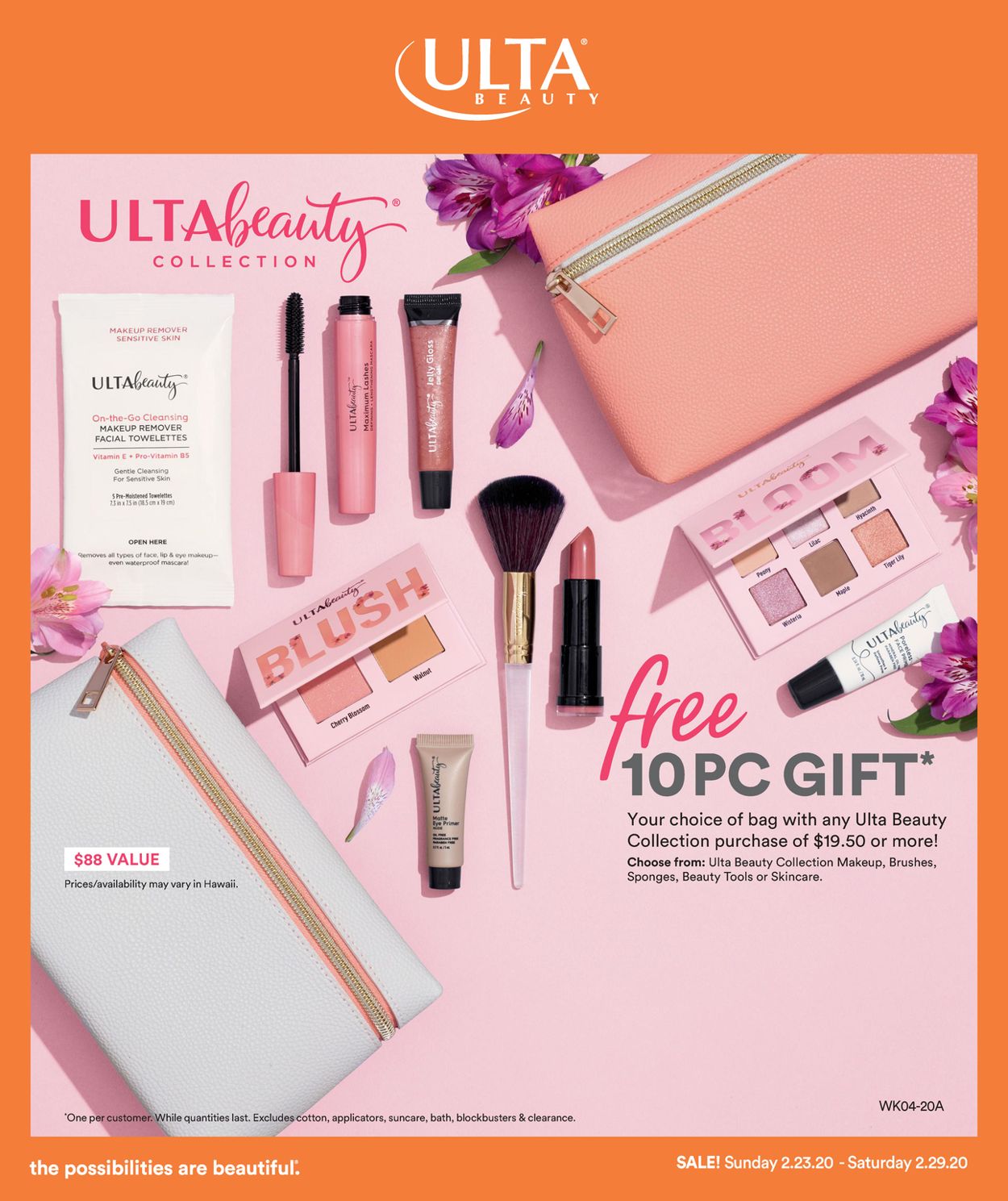 Ulta Beauty Ad from 02/16/2020