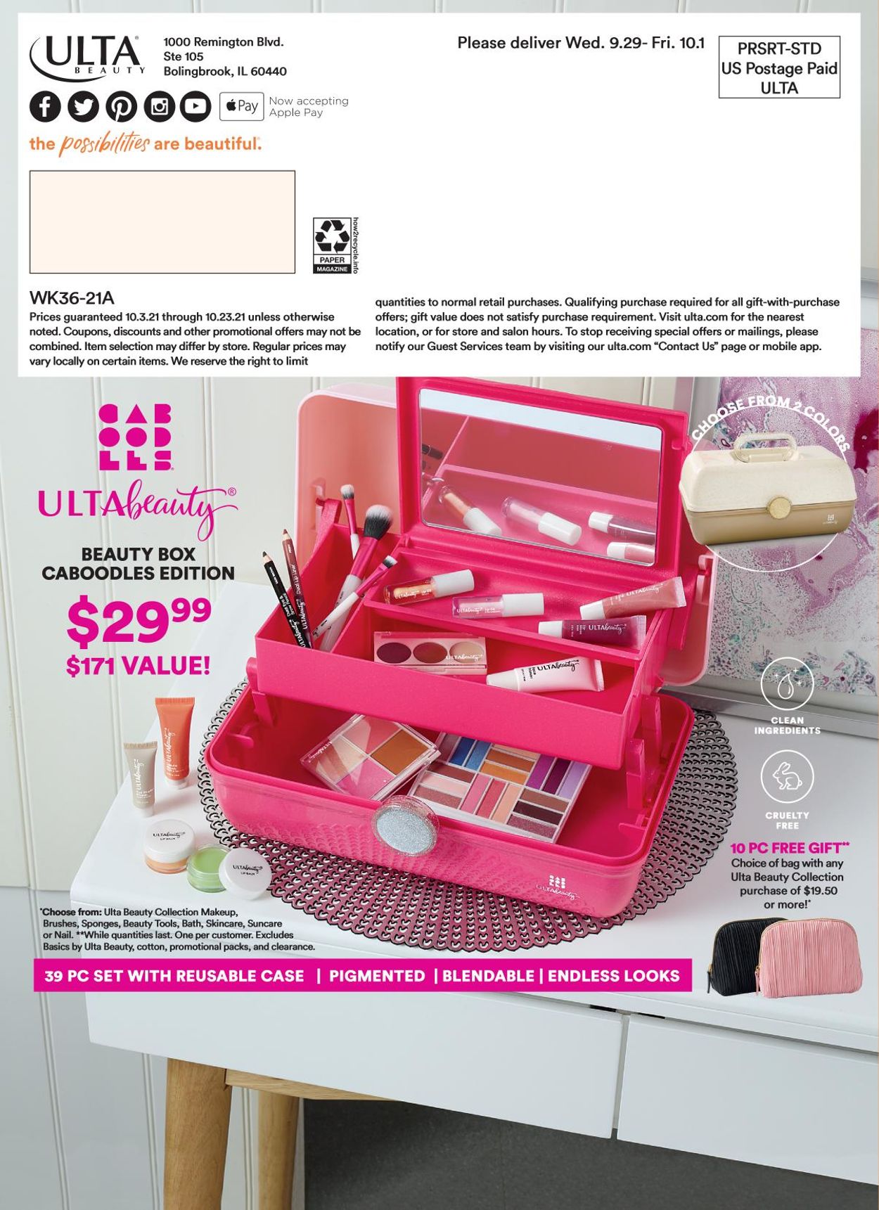 Ulta Beauty Ad from 10/03/2021