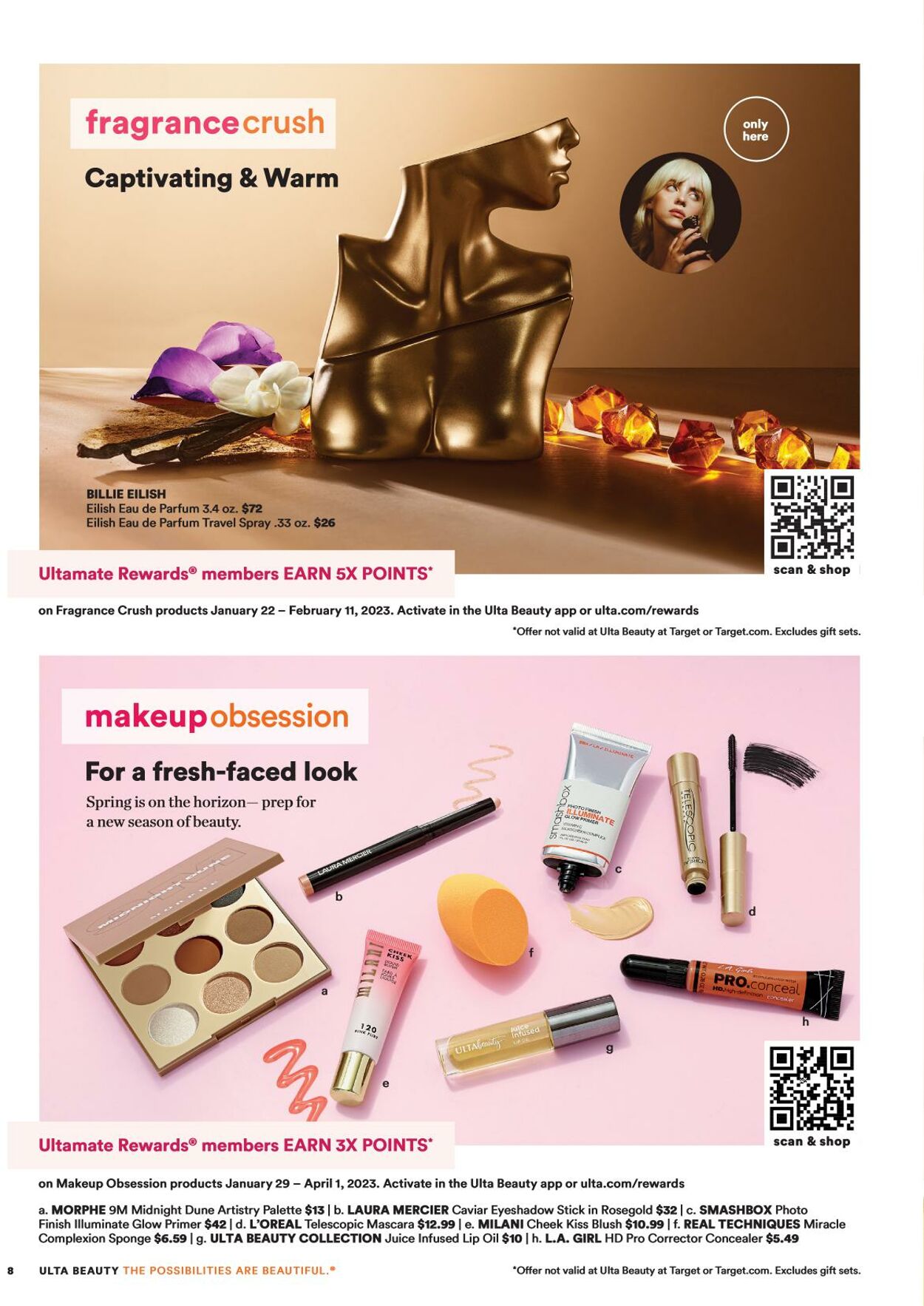 Ulta Beauty Ad from 01/29/2023