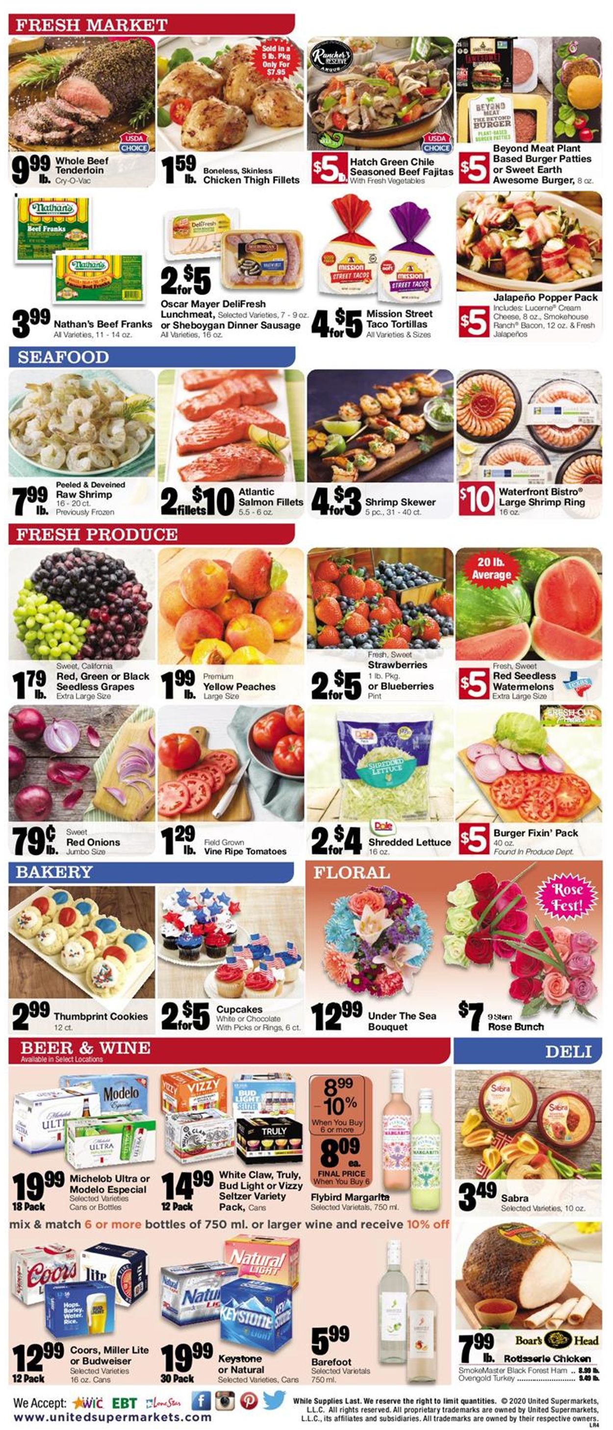 United Supermarkets Ad from 09/02/2020
