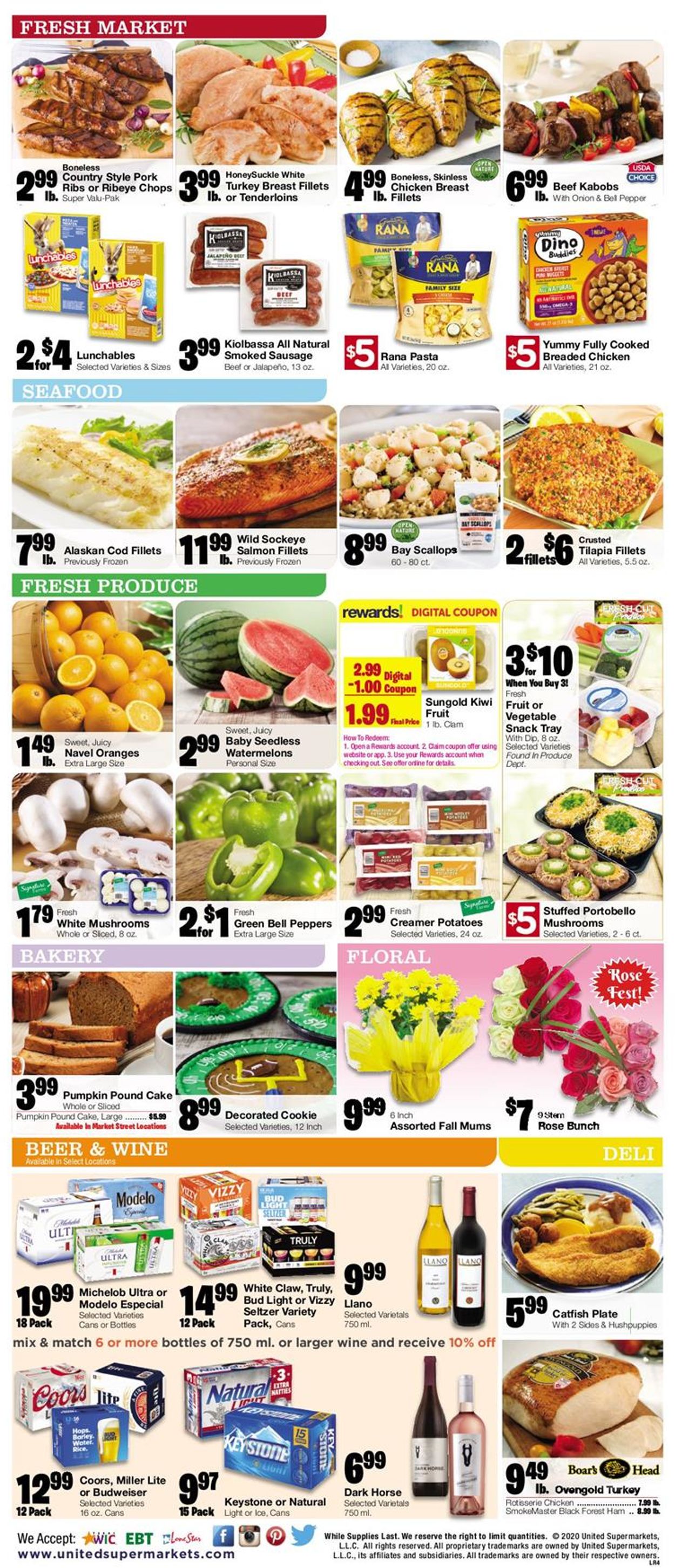 United Supermarkets Ad from 09/09/2020