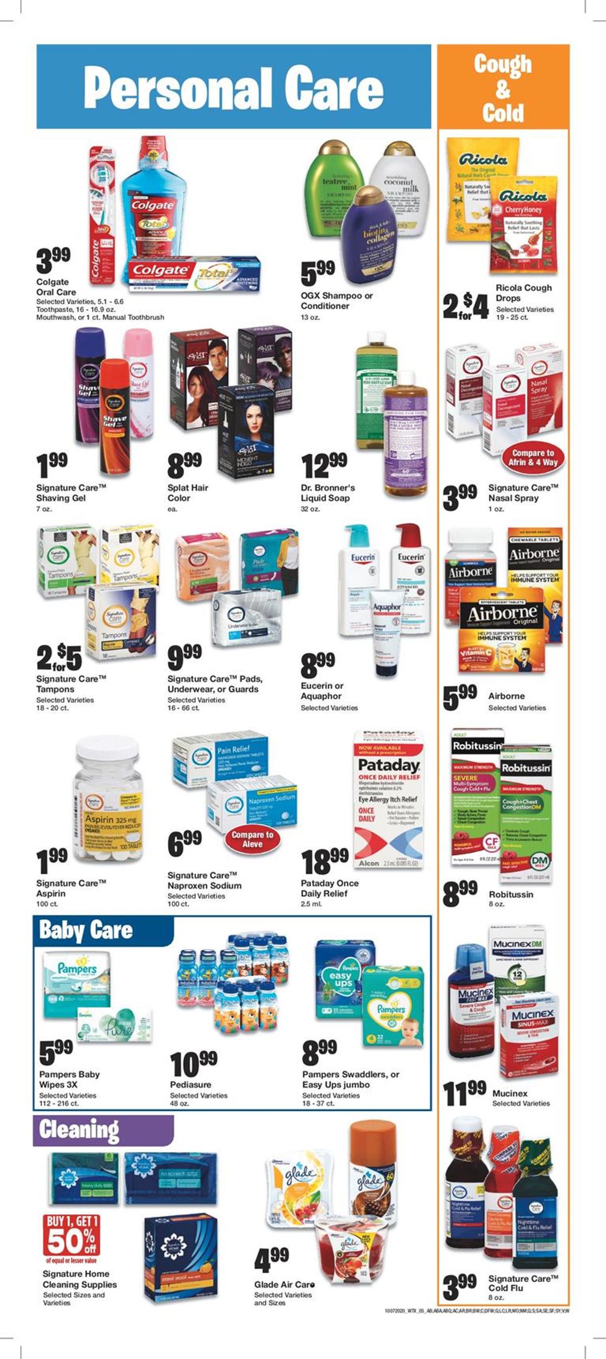 United Supermarkets Ad from 10/07/2020