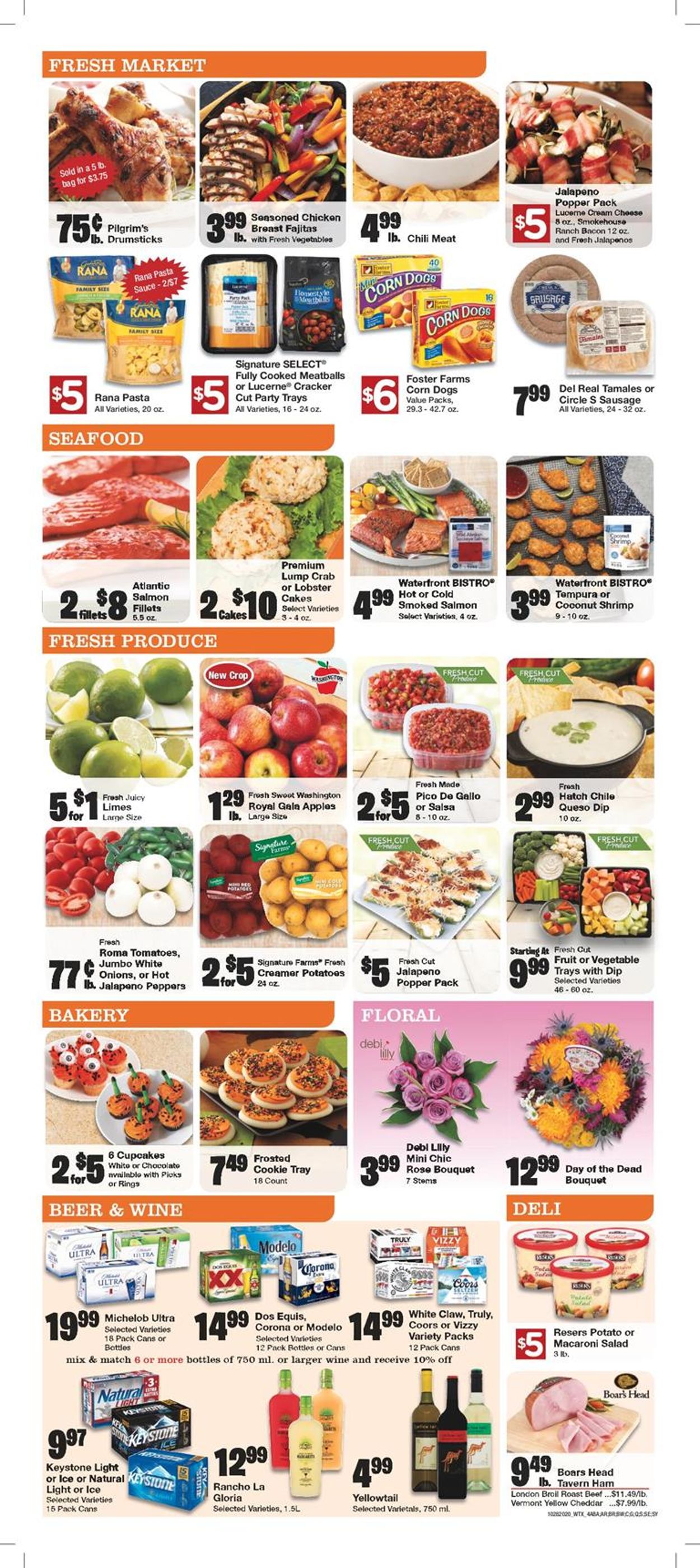 United Supermarkets Ad from 10/28/2020