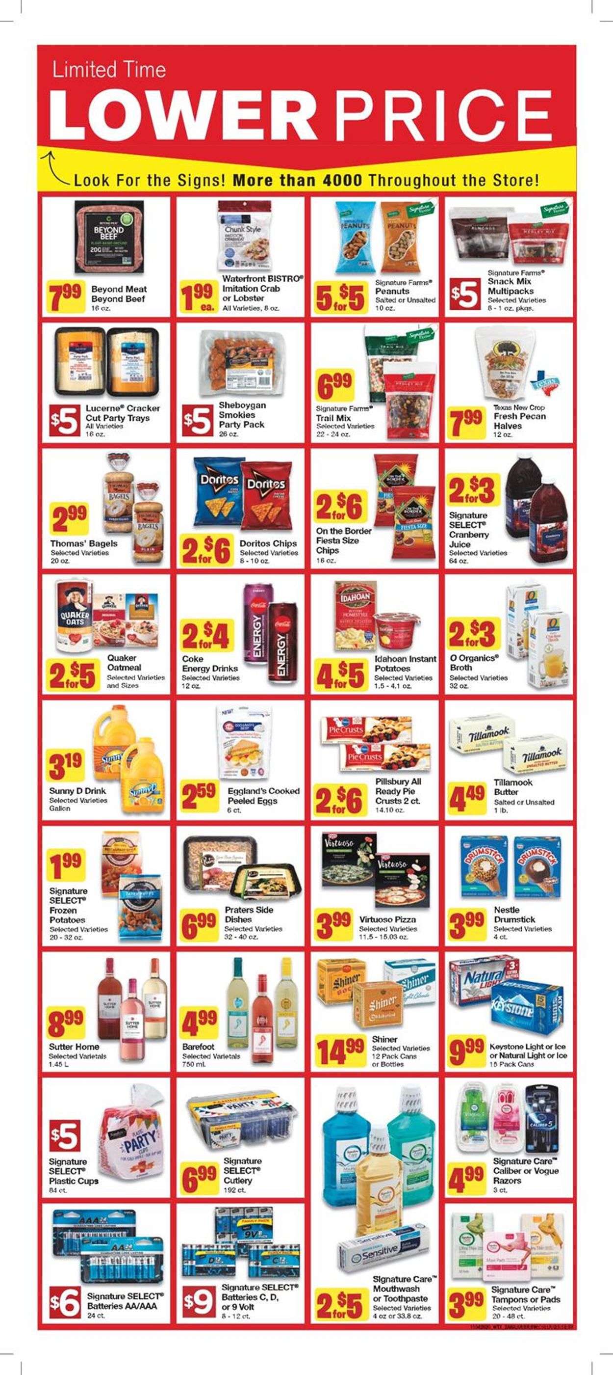 United Supermarkets Ad from 11/04/2020