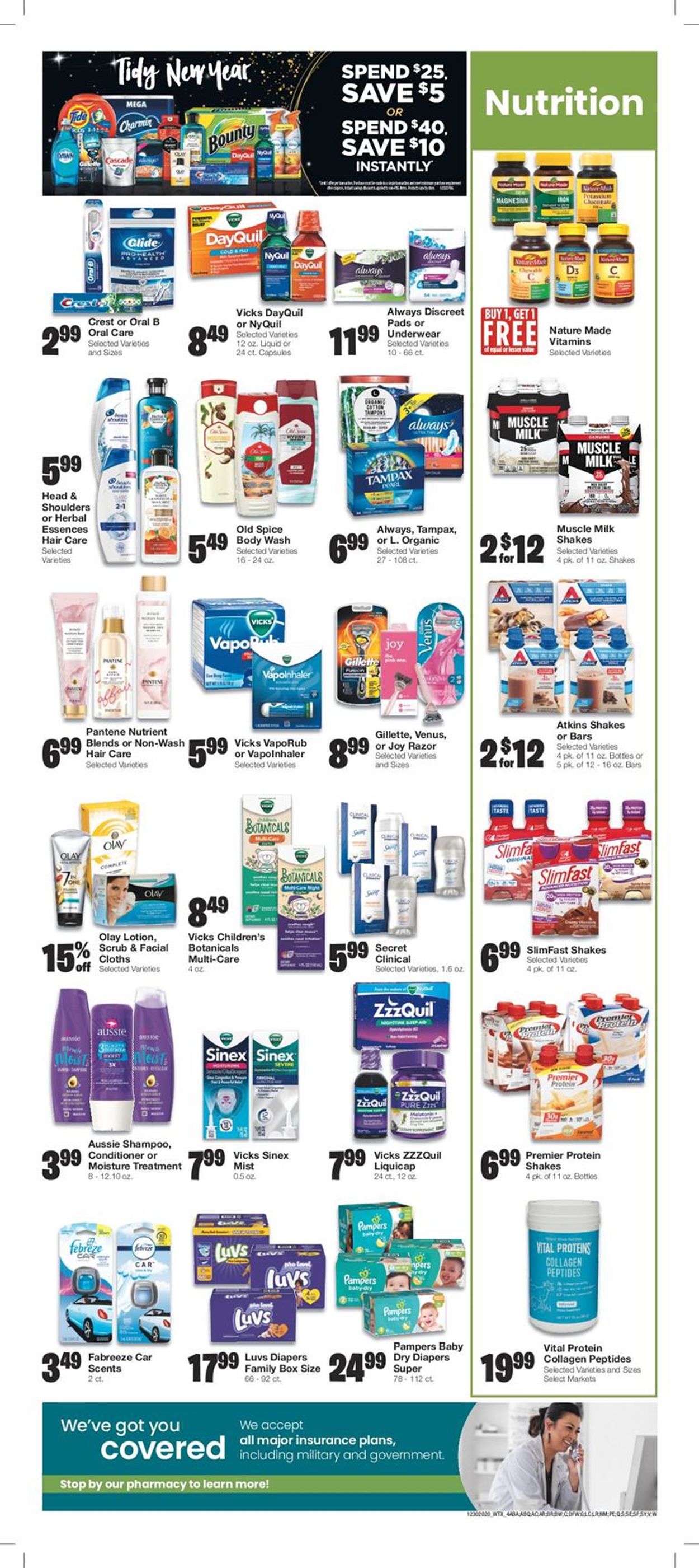 United Supermarkets Ad from 12/30/2020