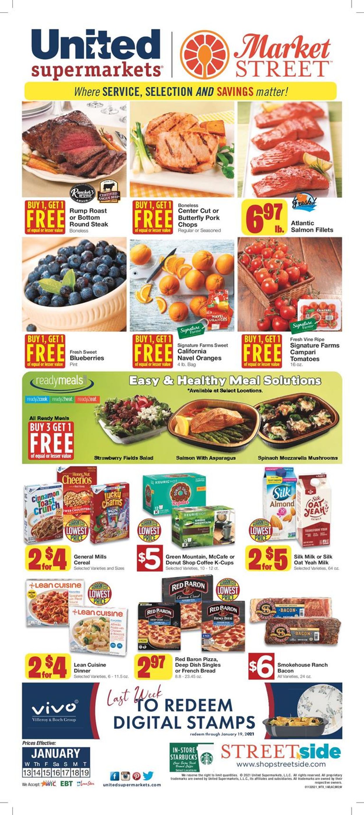 United Supermarkets Ad from 01/13/2021