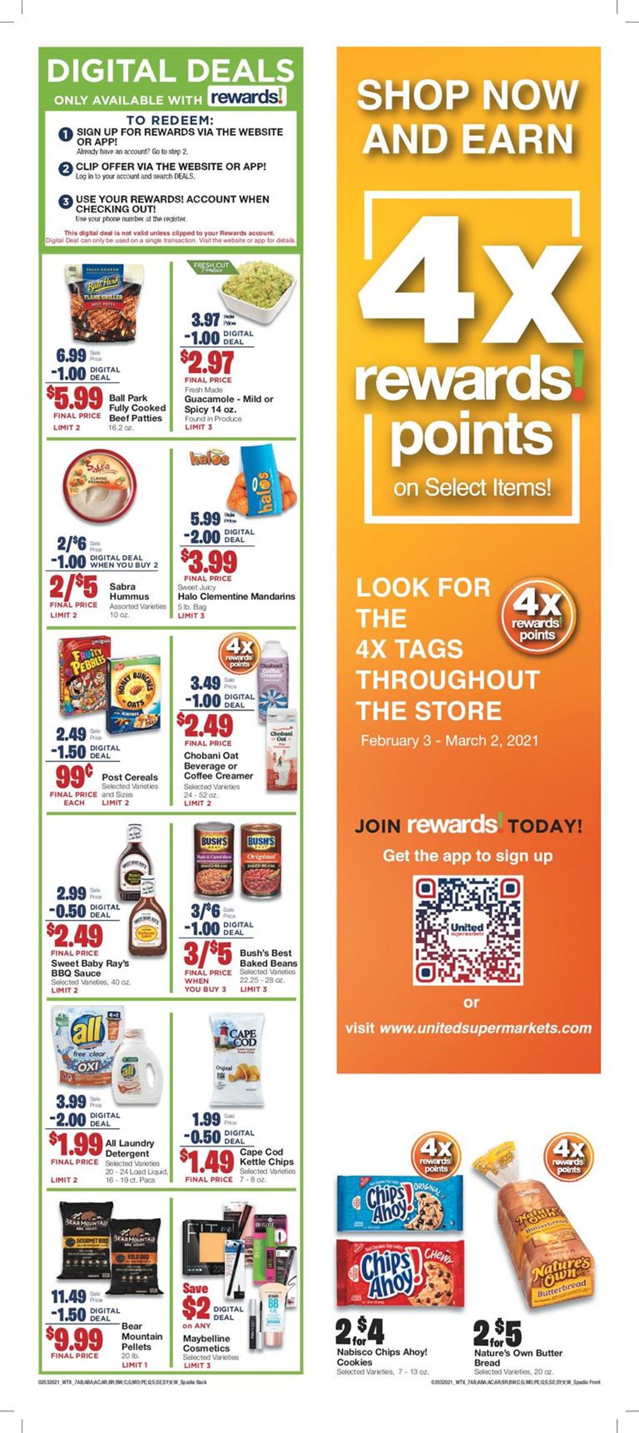 United Supermarkets Ad from 02/03/2021