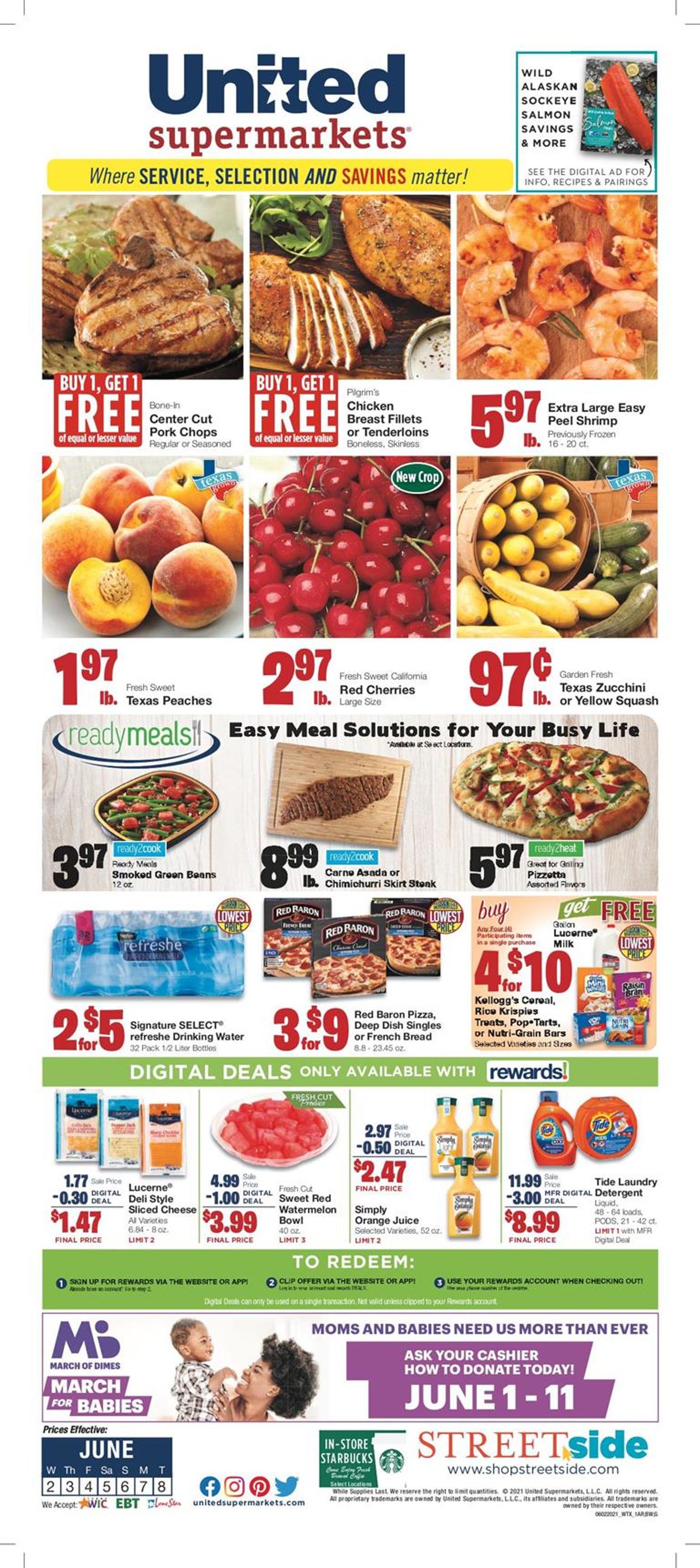 United Supermarkets Ad from 06/02/2021