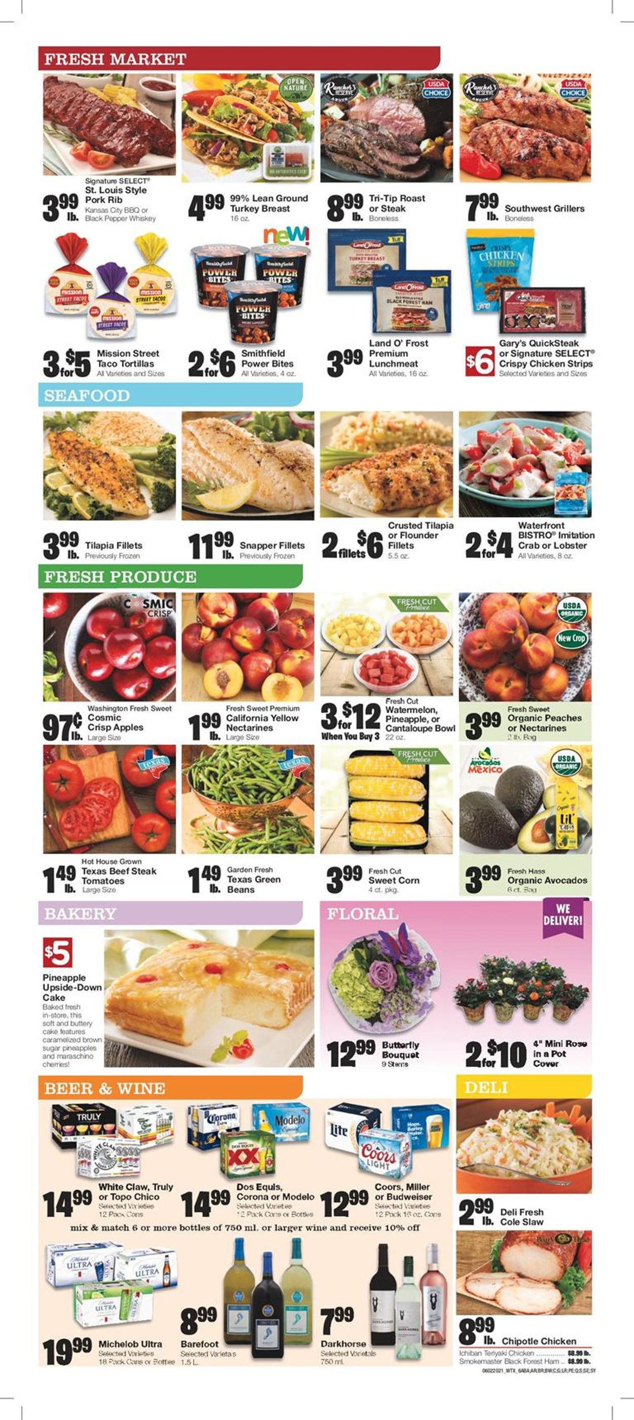 United Supermarkets Ad from 06/02/2021