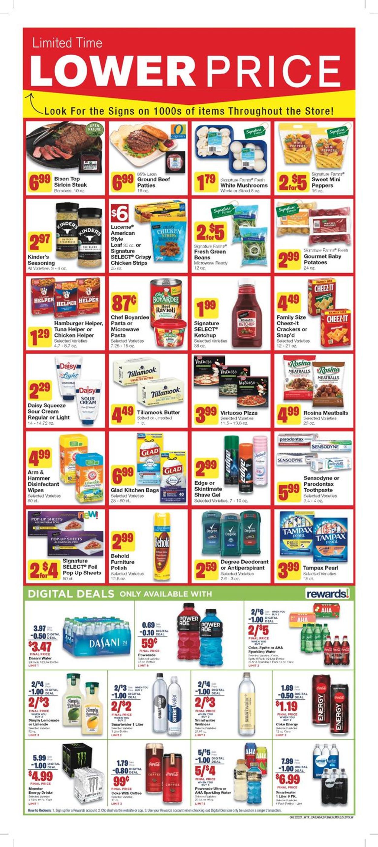 United Supermarkets Ad from 06/23/2021