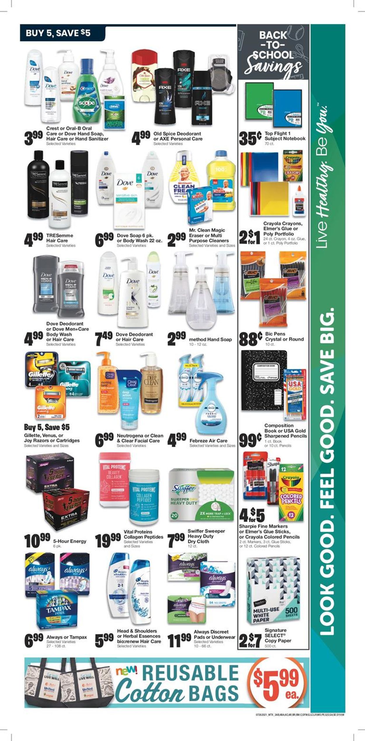 United Supermarkets Ad from 07/28/2021