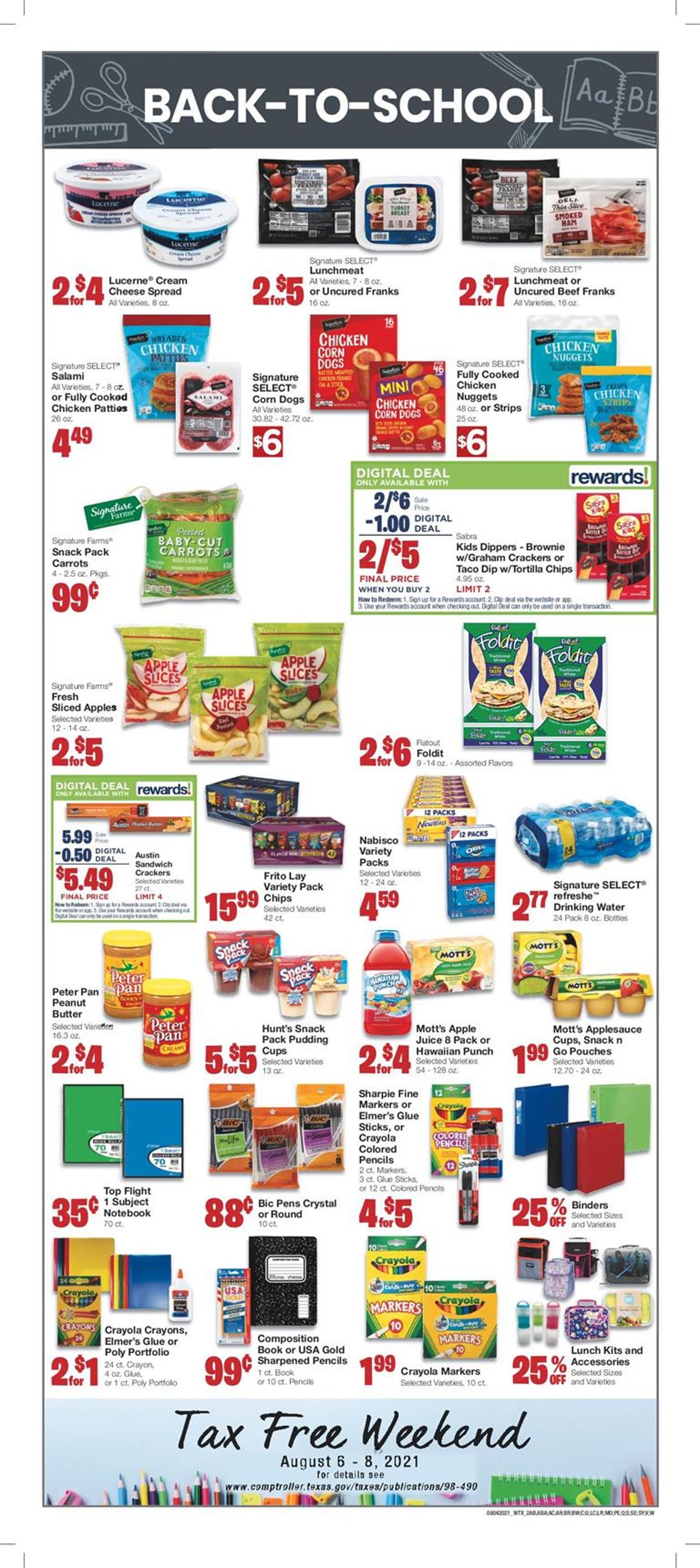 United Supermarkets Ad from 08/04/2021