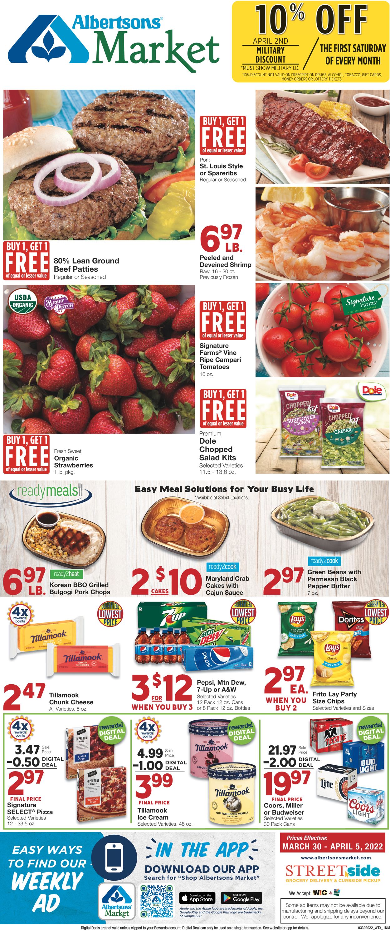 United Supermarkets Ad from 03/30/2022