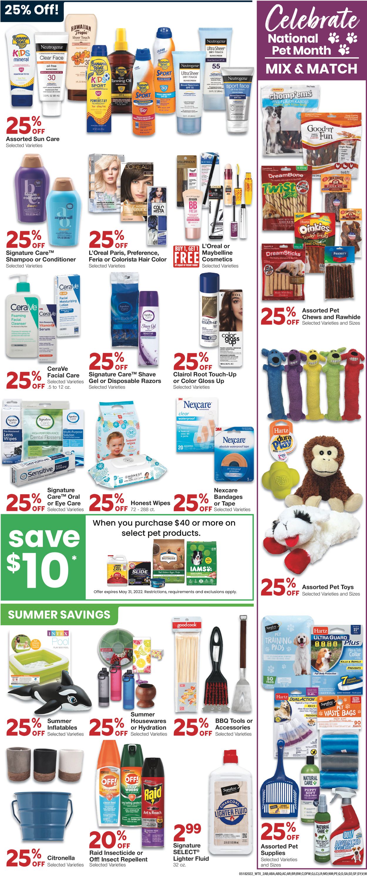 United Supermarkets Ad from 05/18/2022