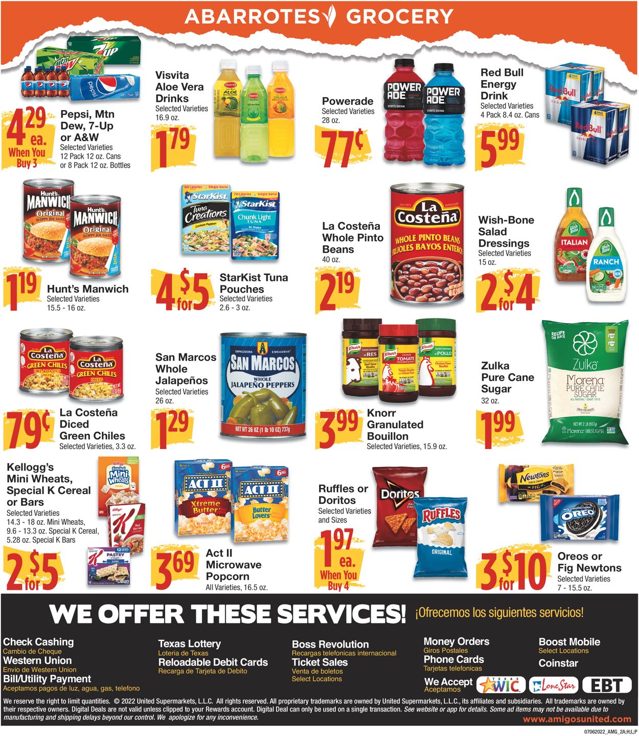 United Supermarkets Ad from 07/06/2022