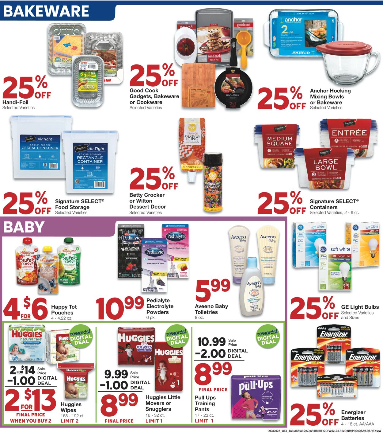 United Supermarkets Ad from 09/28/2022
