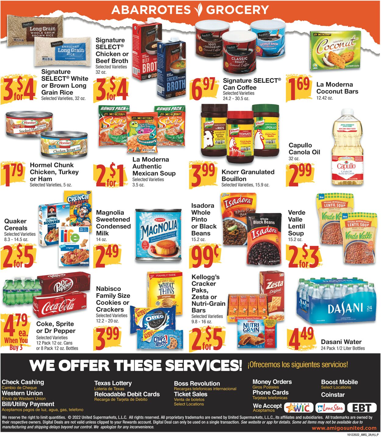 United Supermarkets Ad from 10/12/2022
