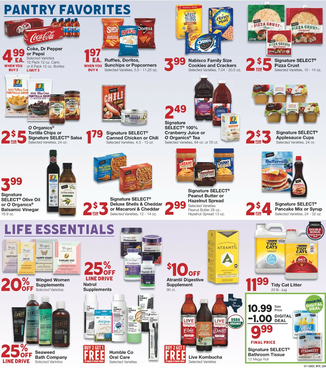 United Supermarkets Ad from 01/11/2023