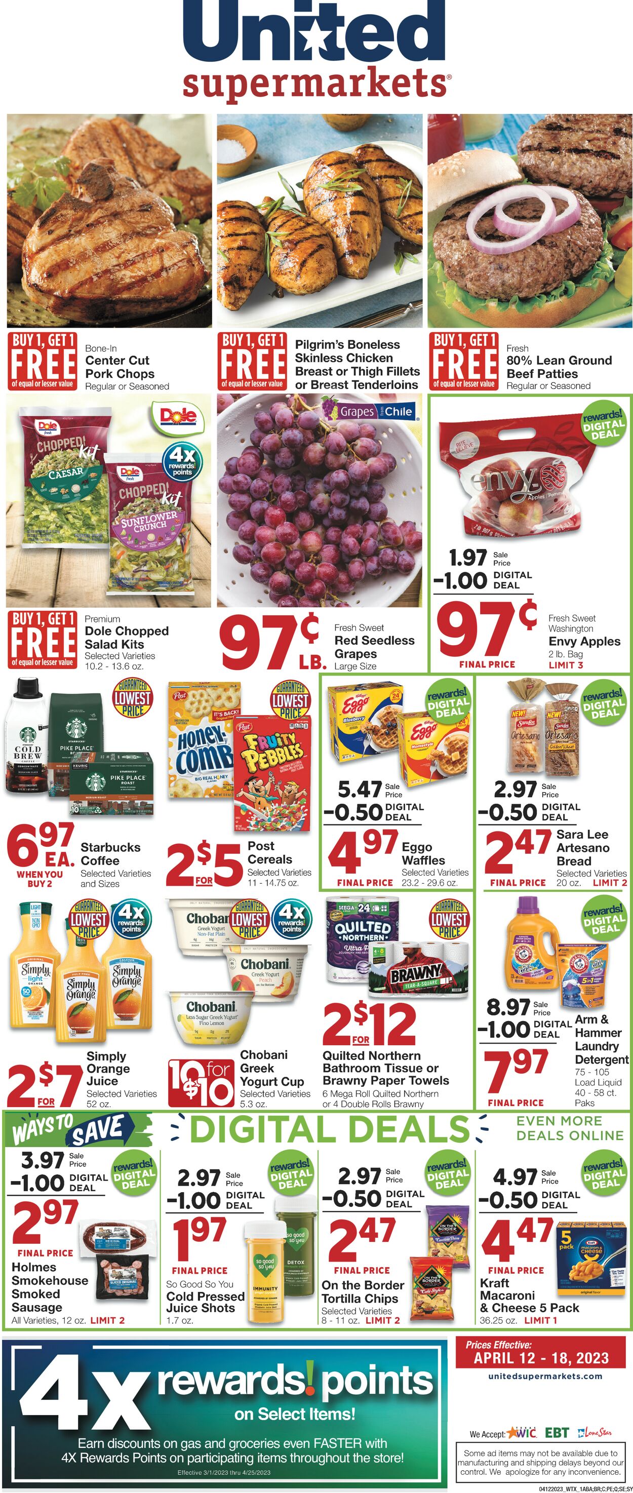 United Supermarkets Current weekly ad 04/12 - 04/18/2023