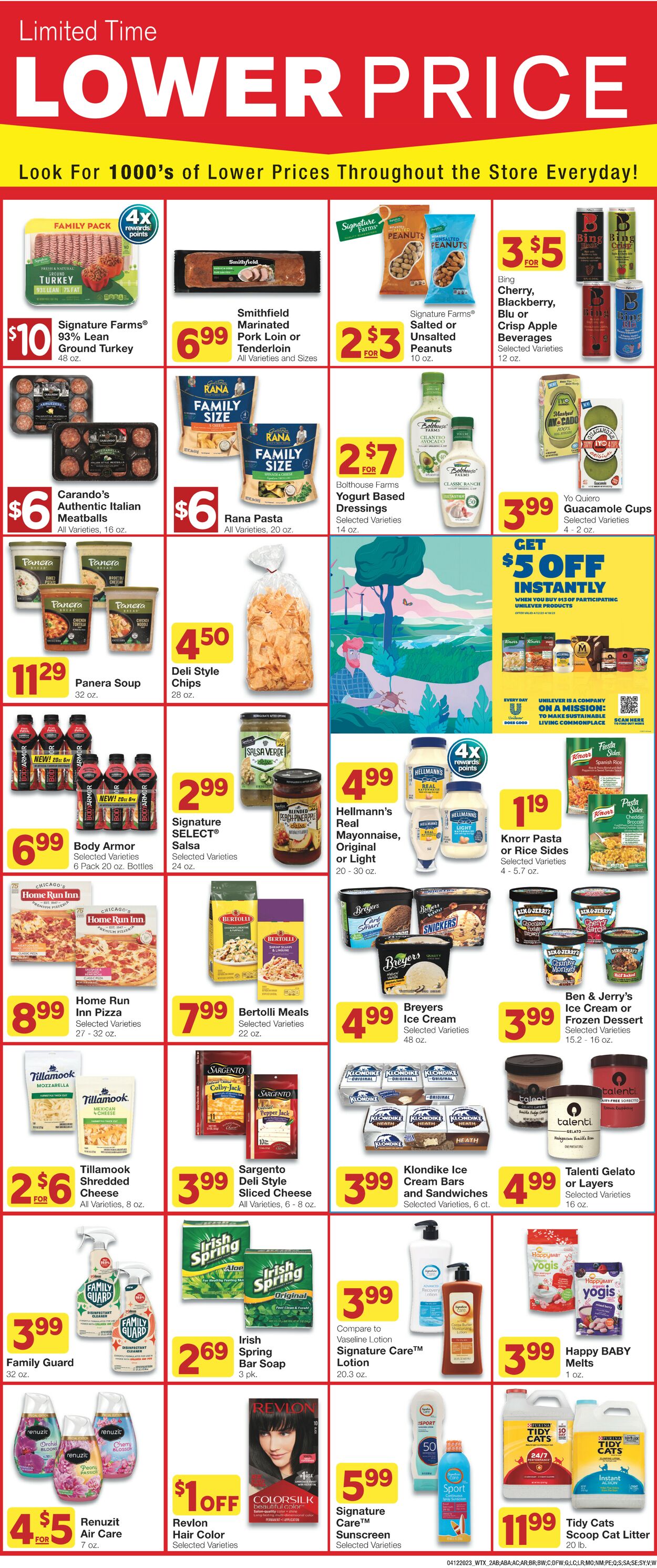 United Supermarkets Ad from 04/12/2023