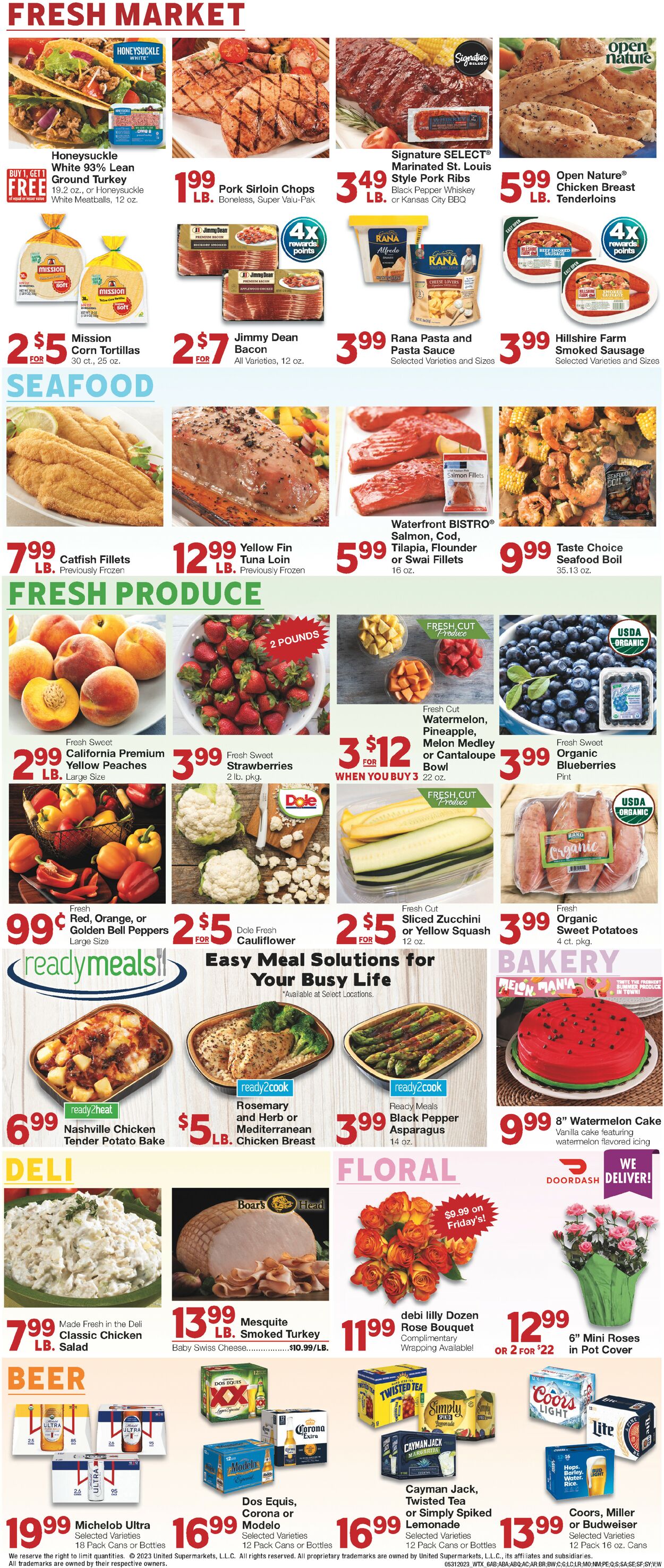 United Supermarkets Ad from 05/31/2023