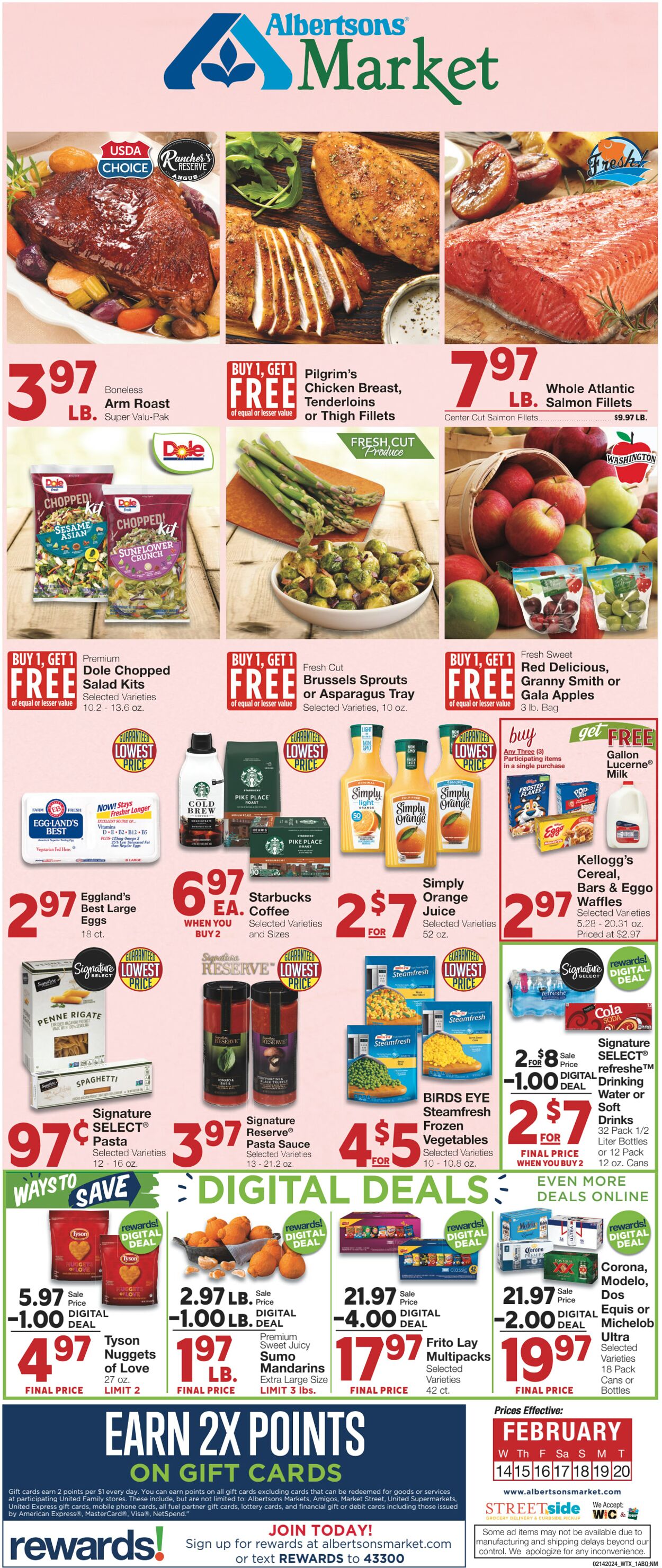 United Supermarkets Ad from 02/15/2024