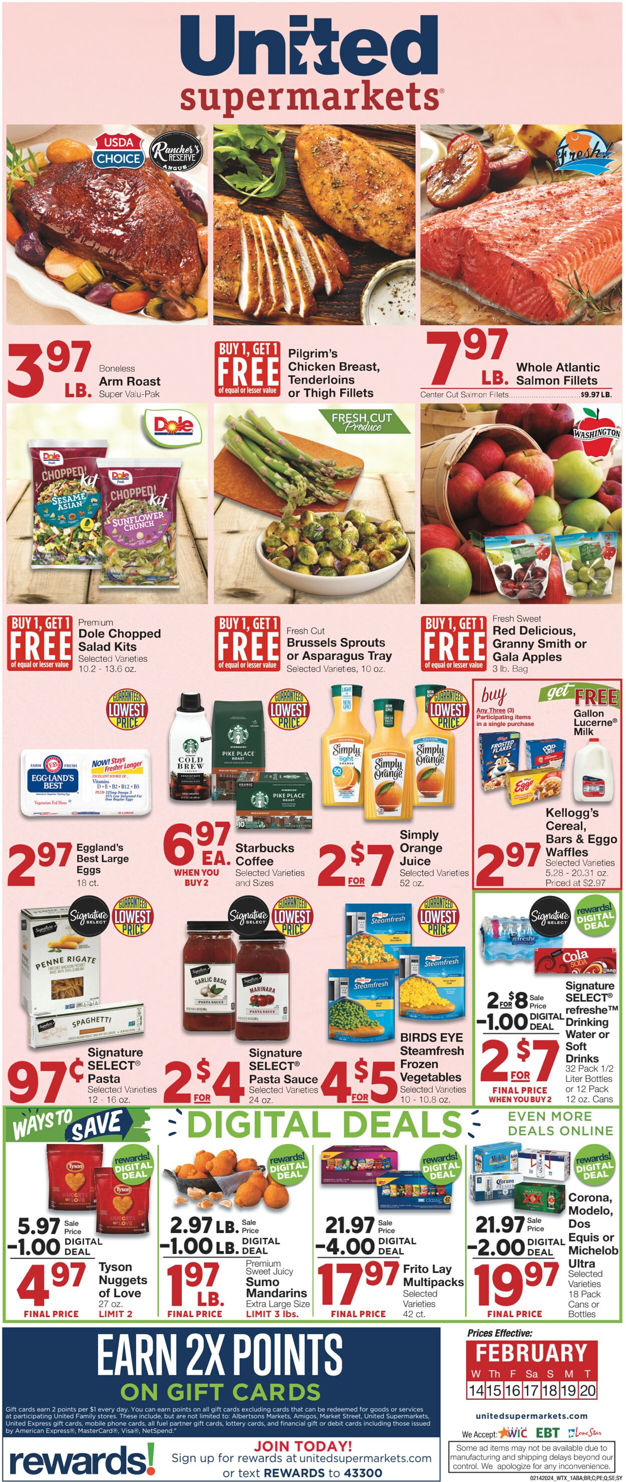 United Supermarkets Current weekly ad 02/15 - 02/20/2024
