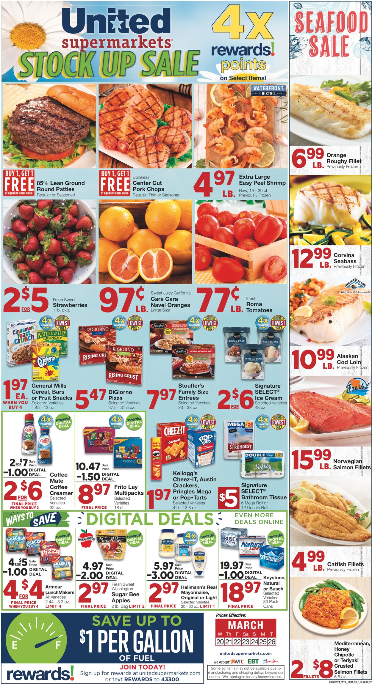 United Supermarkets Ad from 03/19/2024