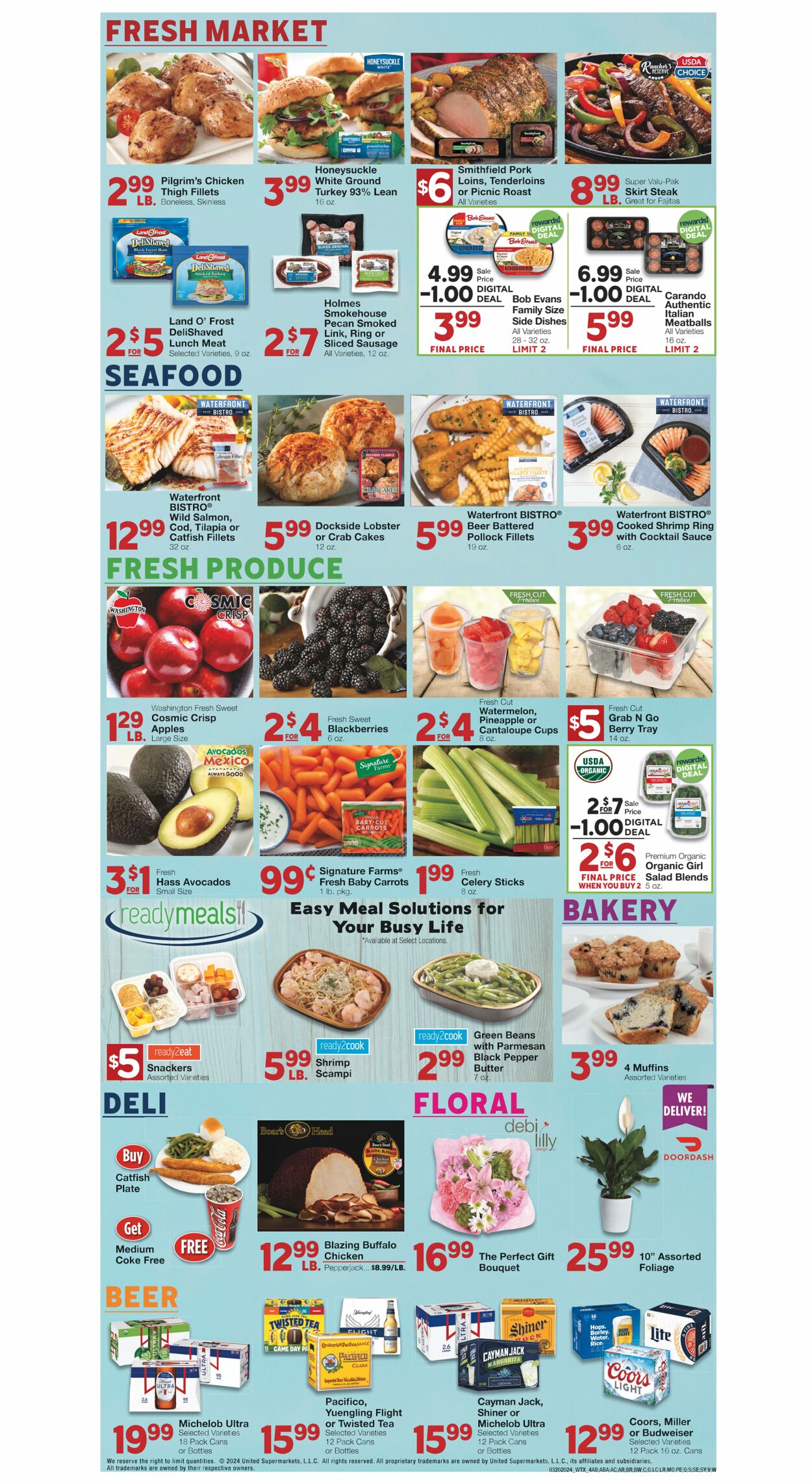 United Supermarkets Ad from 03/19/2024