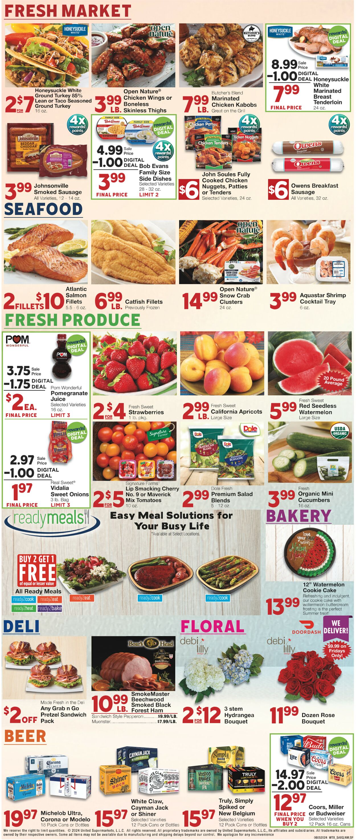 United Supermarkets Ad from 06/04/2024