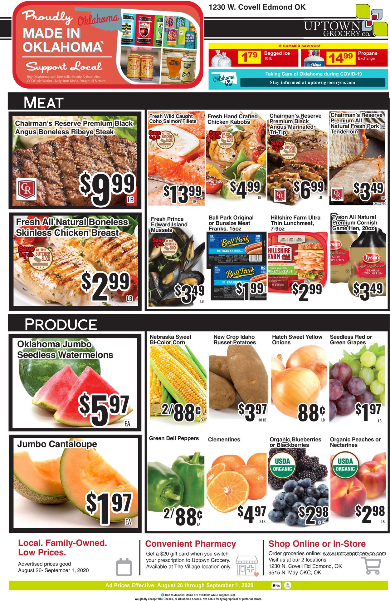 Uptown Grocery Co. Ad from 08/26/2020