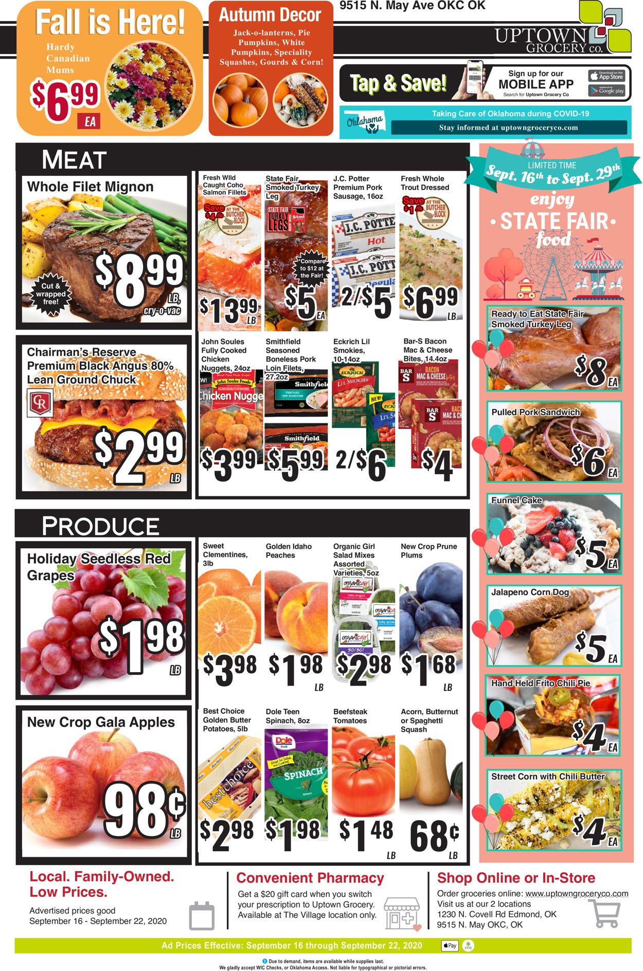Uptown Grocery Co. Ad from 09/16/2020