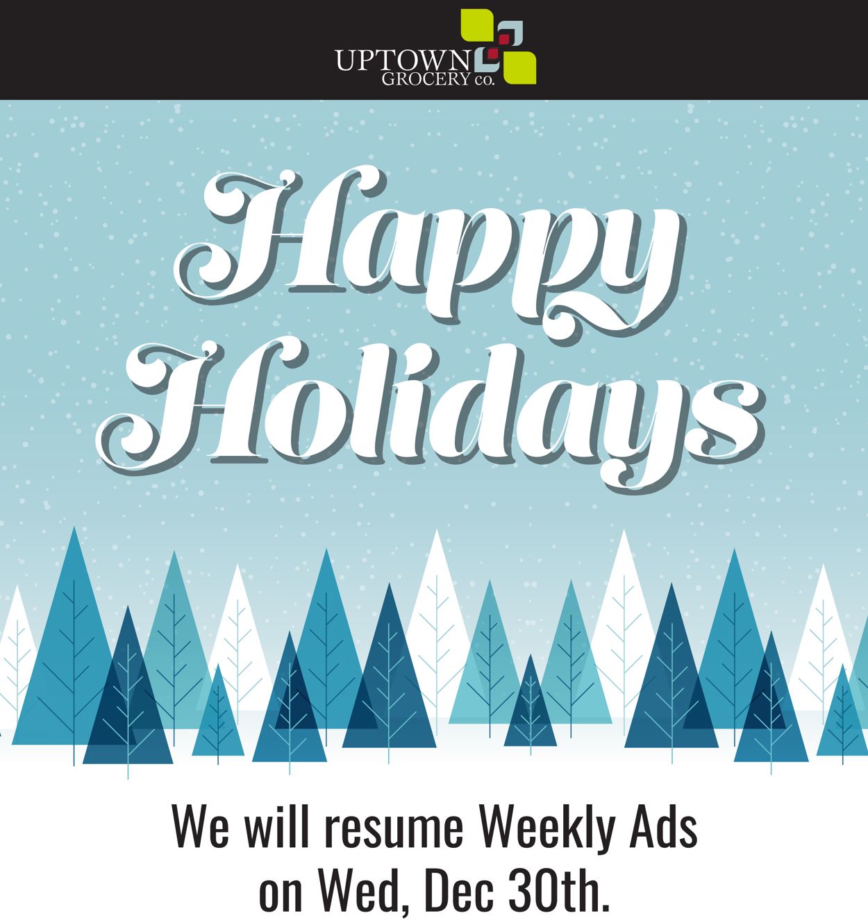 Uptown Grocery Co. Ad from 12/26/2020