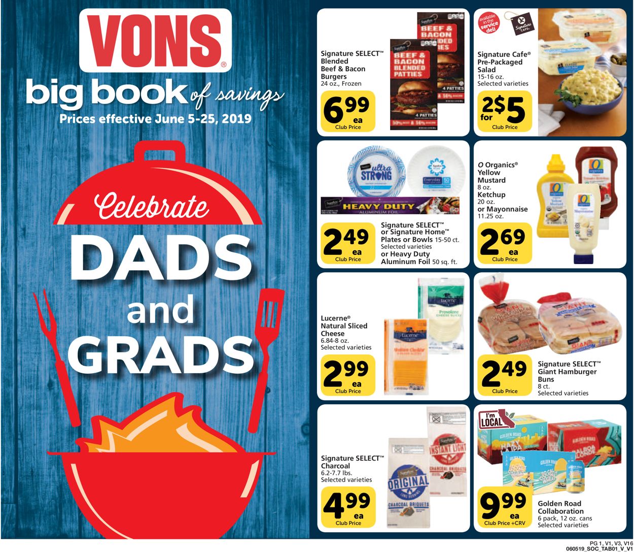 Vons Ad from 06/05/2019