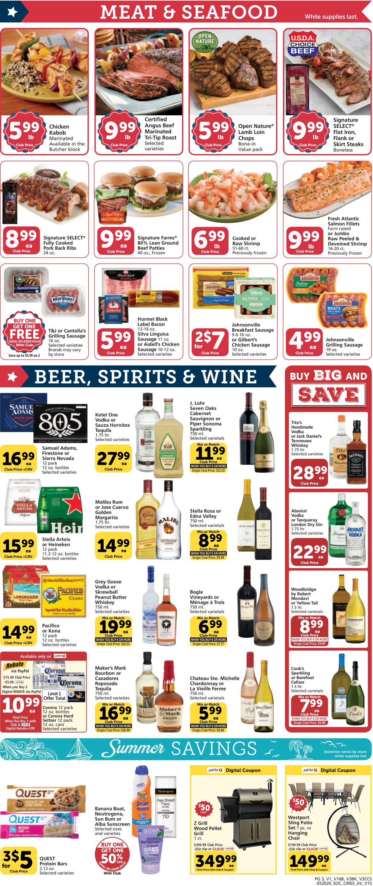 Vons Ad from 05/20/2020