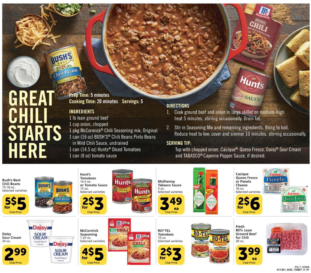 Vons Ad from 01/13/2021