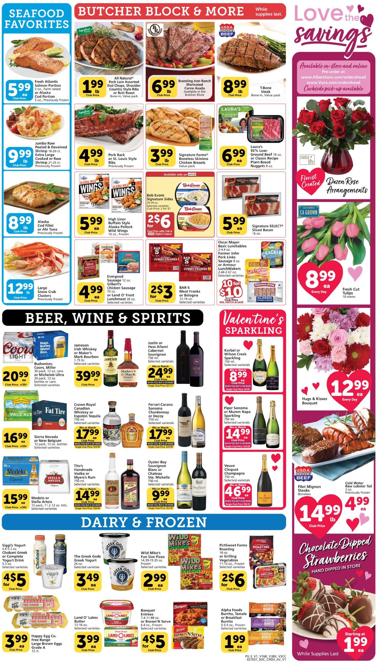 Vons Ad from 02/10/2021