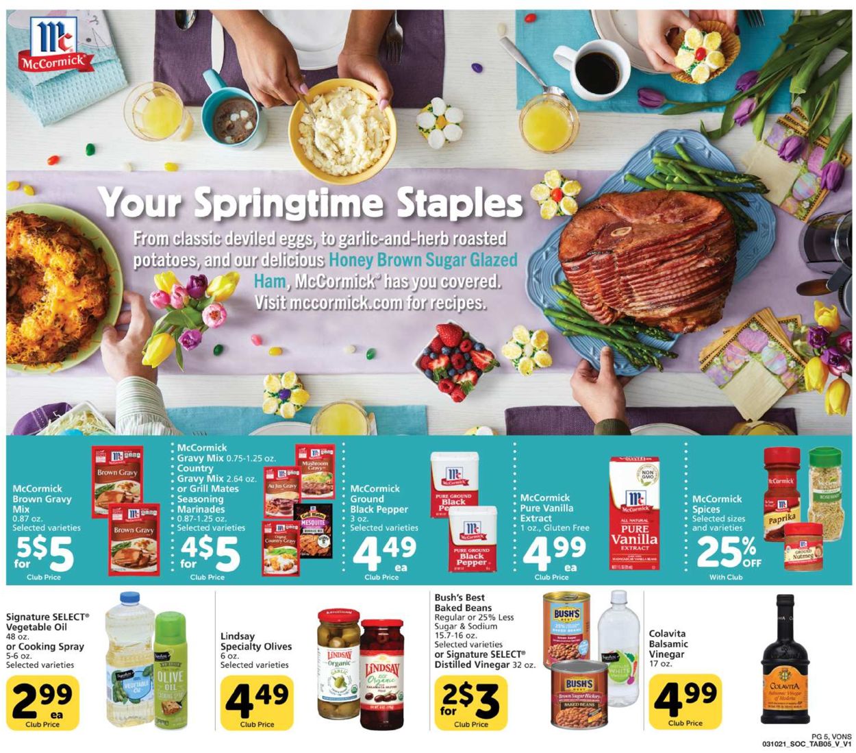 Vons Ad from 03/10/2021