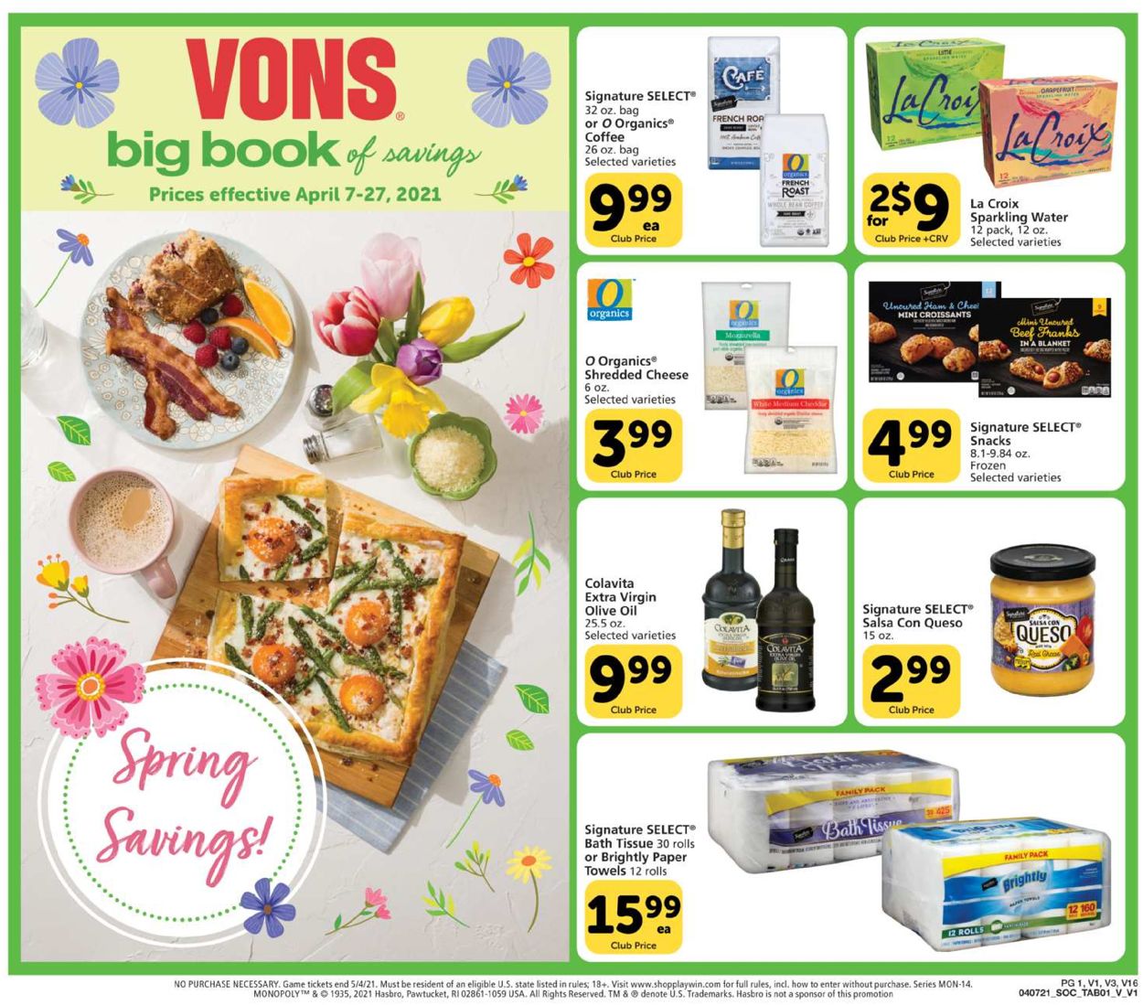 Vons Ad from 04/07/2021