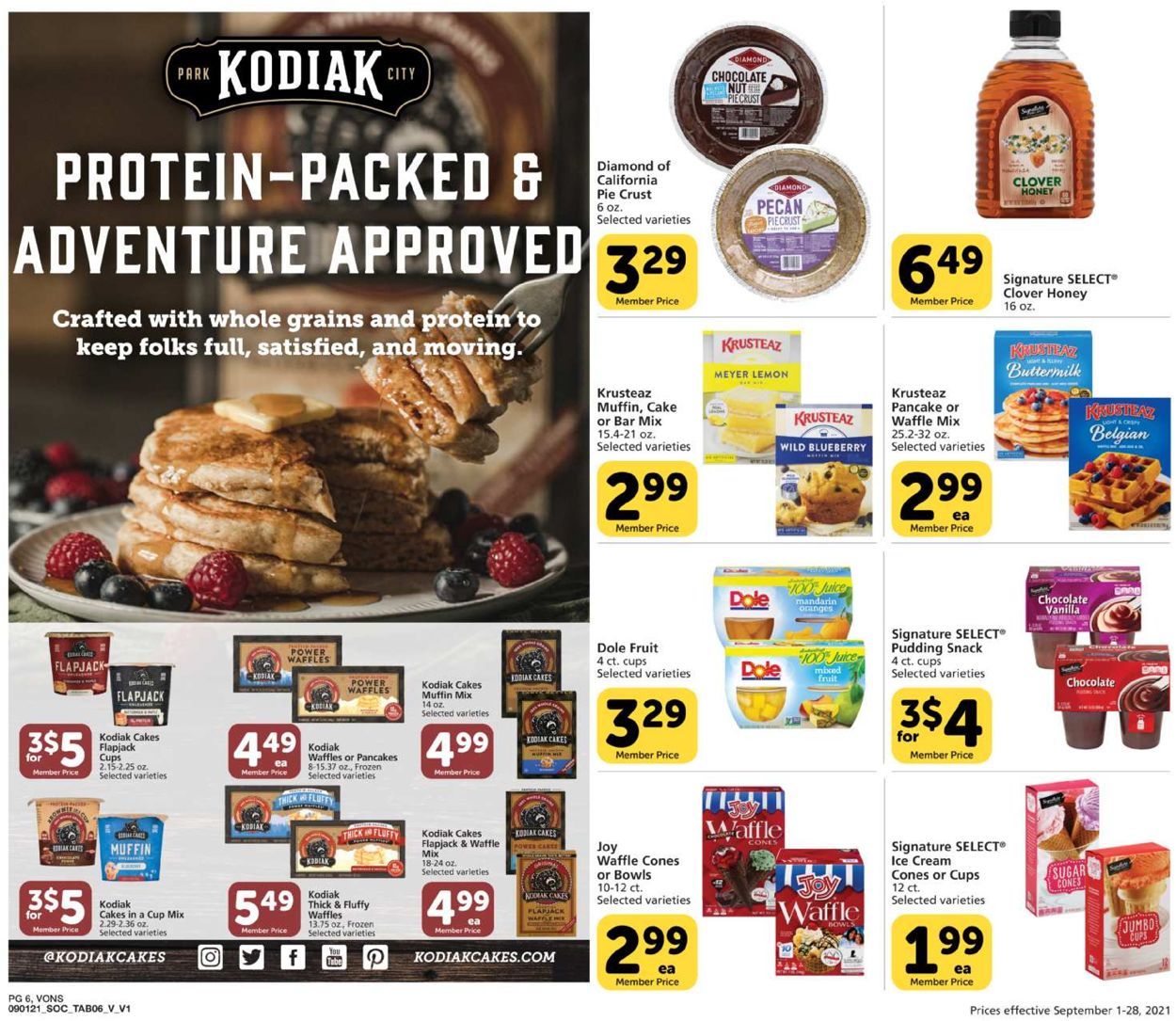 Vons Ad from 09/01/2021