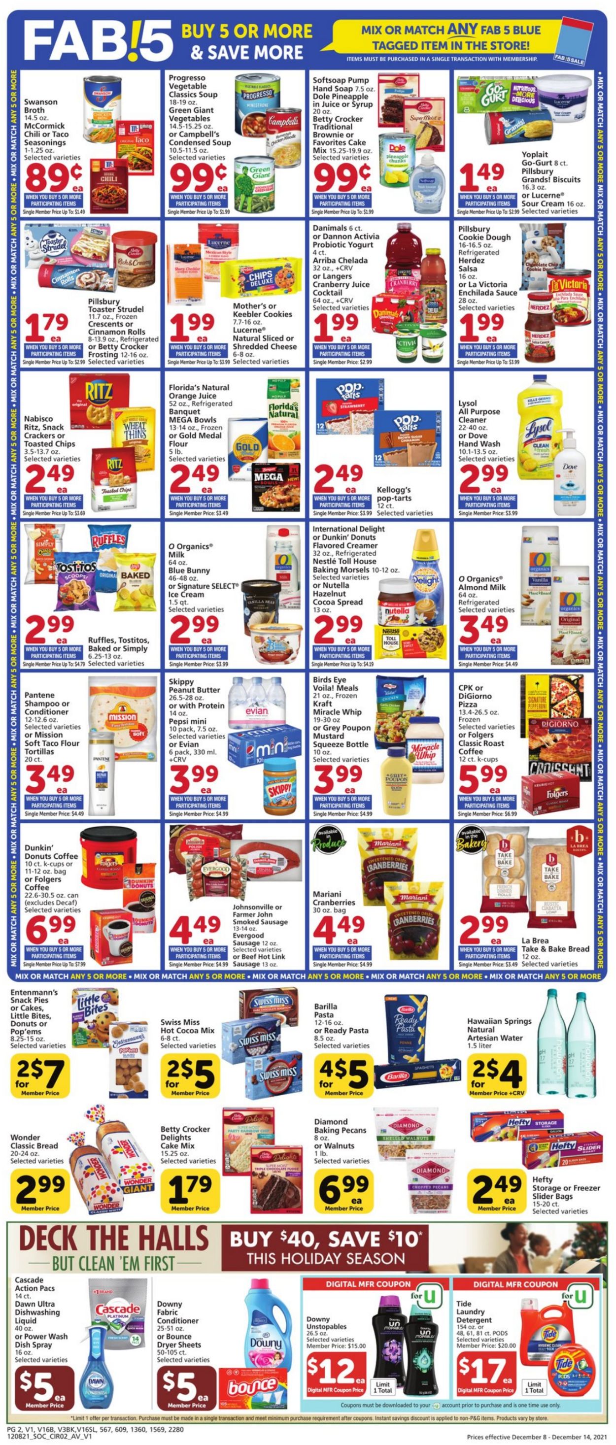 Vons Ad from 12/08/2021