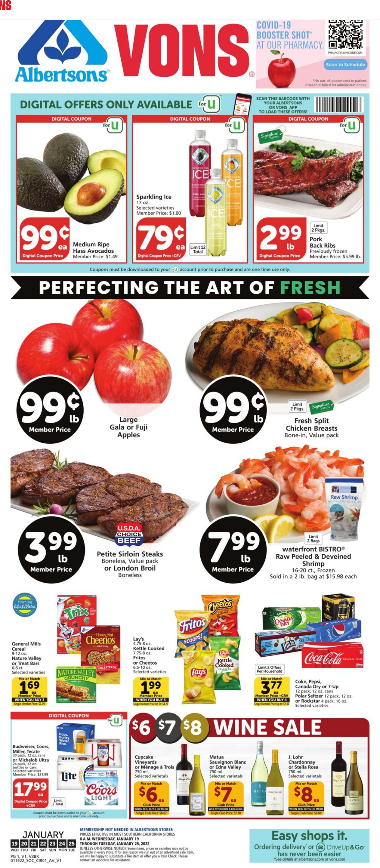 Vons Ad from 01/19/2022