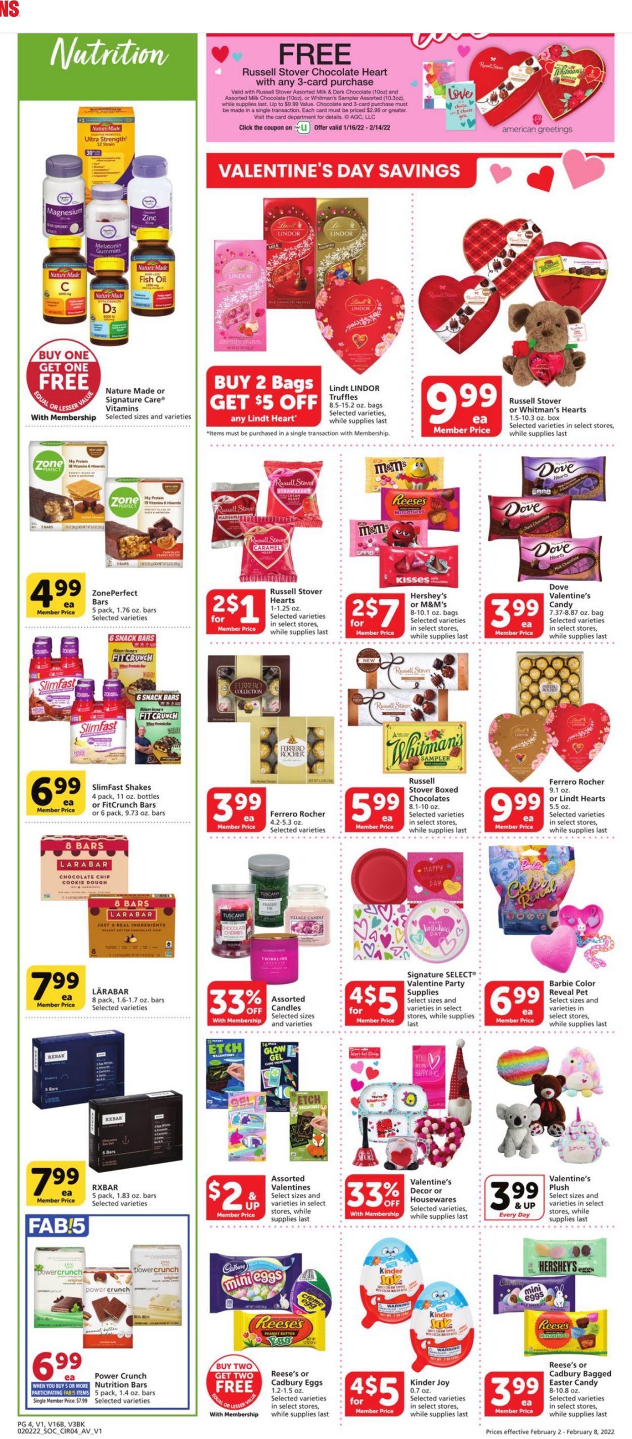 Vons Ad from 02/02/2022