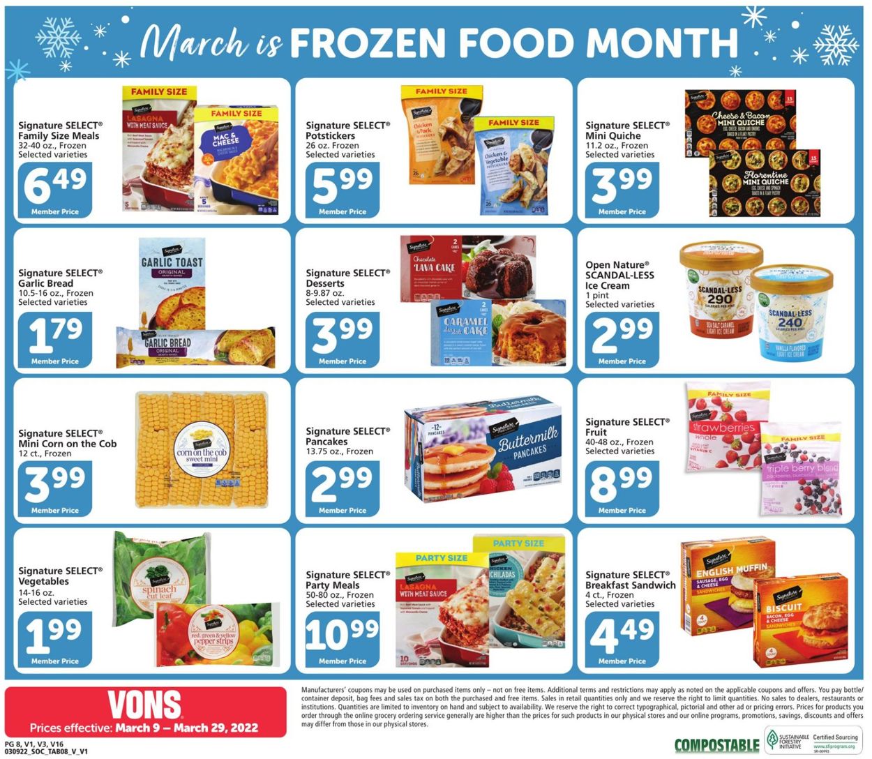 Vons Ad from 03/09/2022