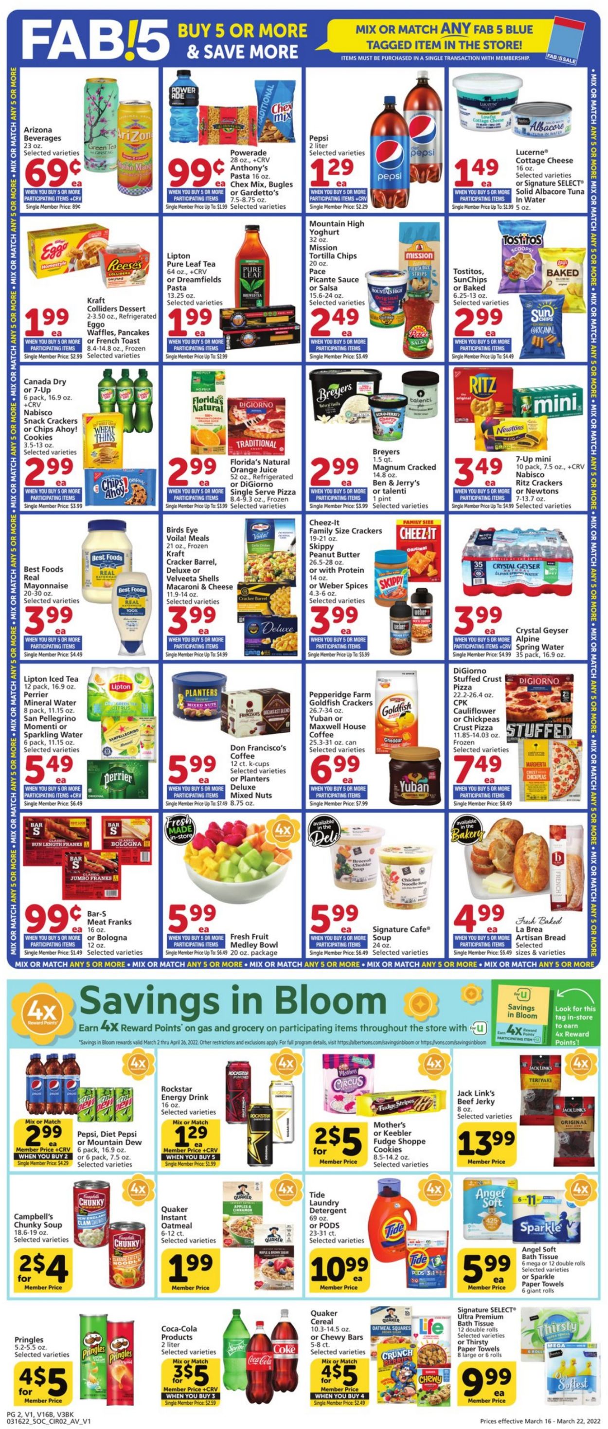 Vons Ad from 03/16/2022