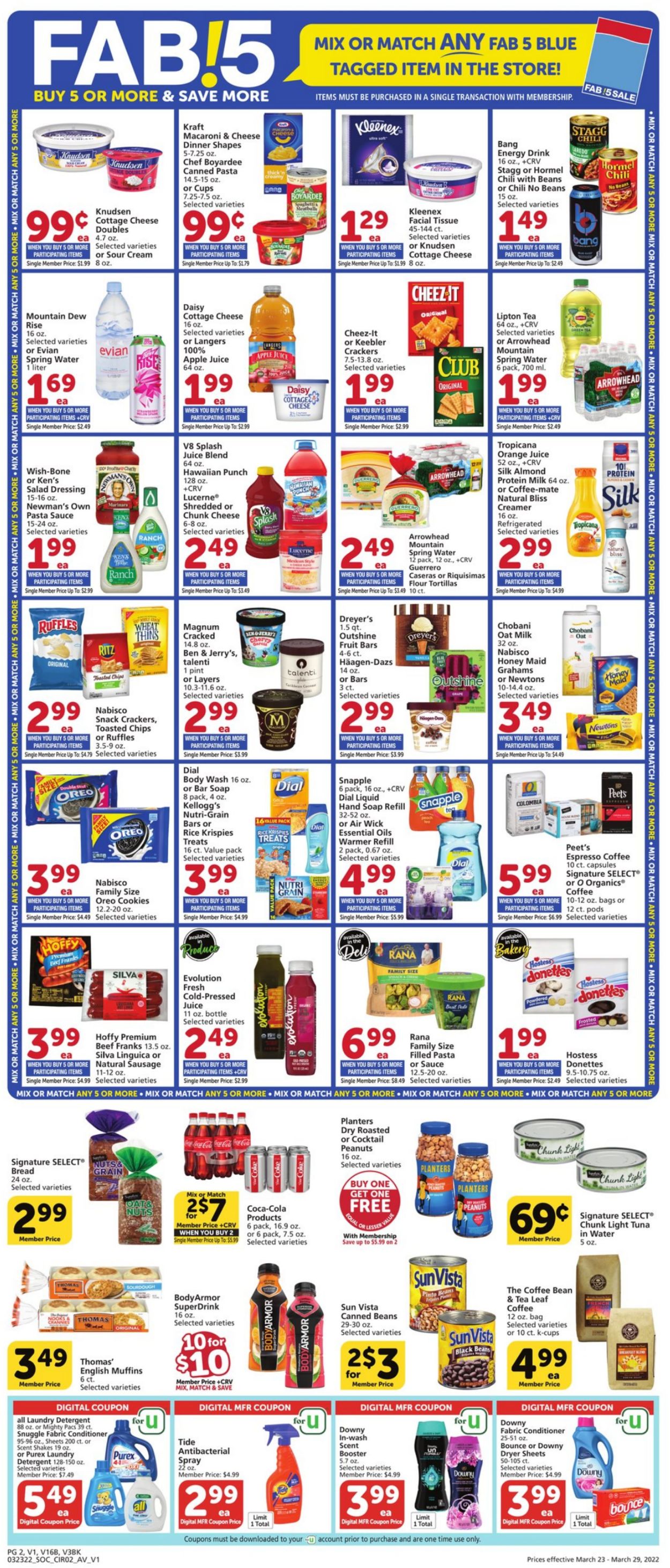 Vons Ad from 03/23/2022