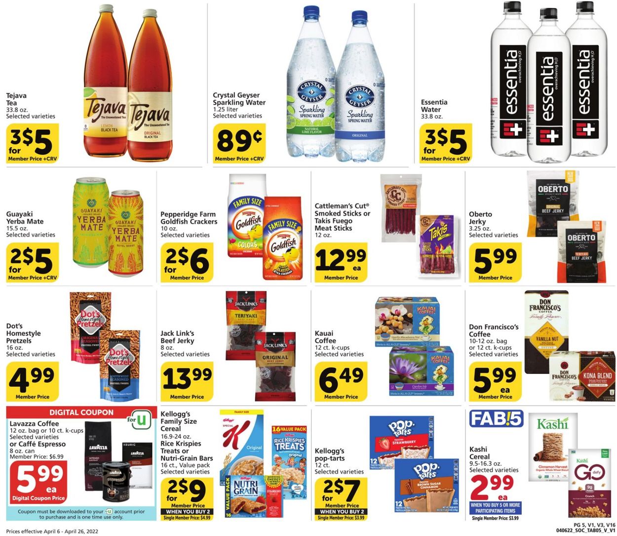 Vons Ad from 04/06/2022