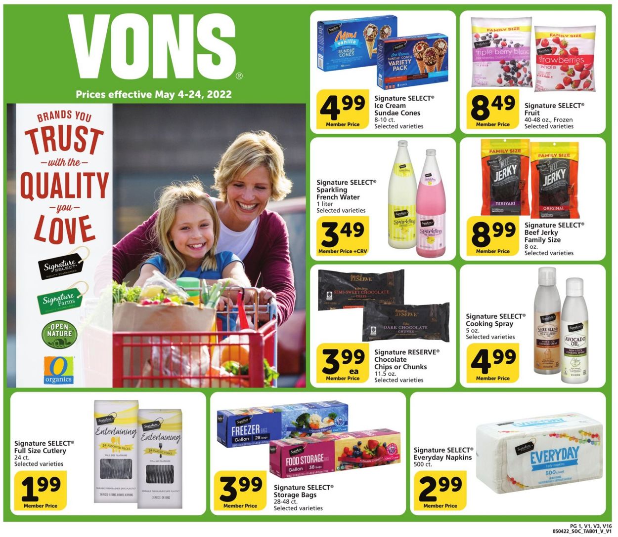 Vons Ad from 05/04/2022