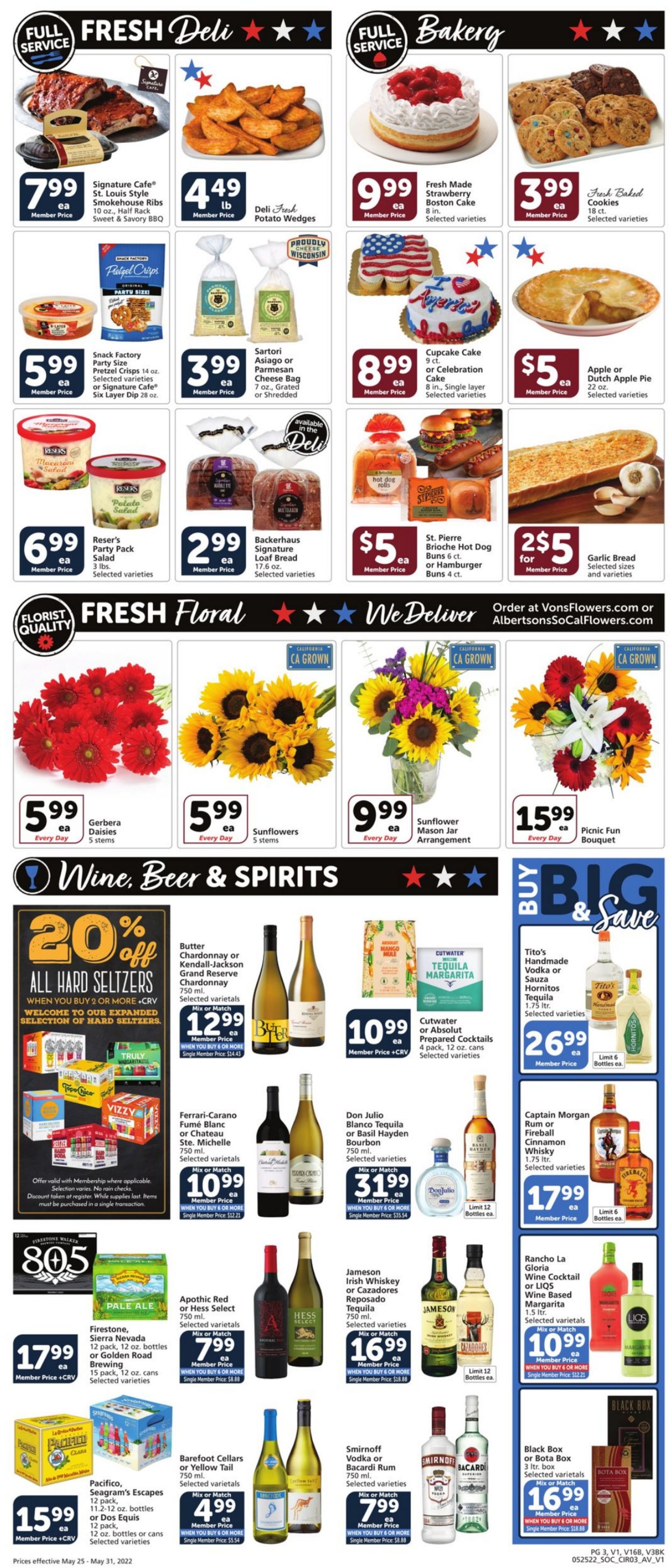 Vons Ad from 05/25/2022